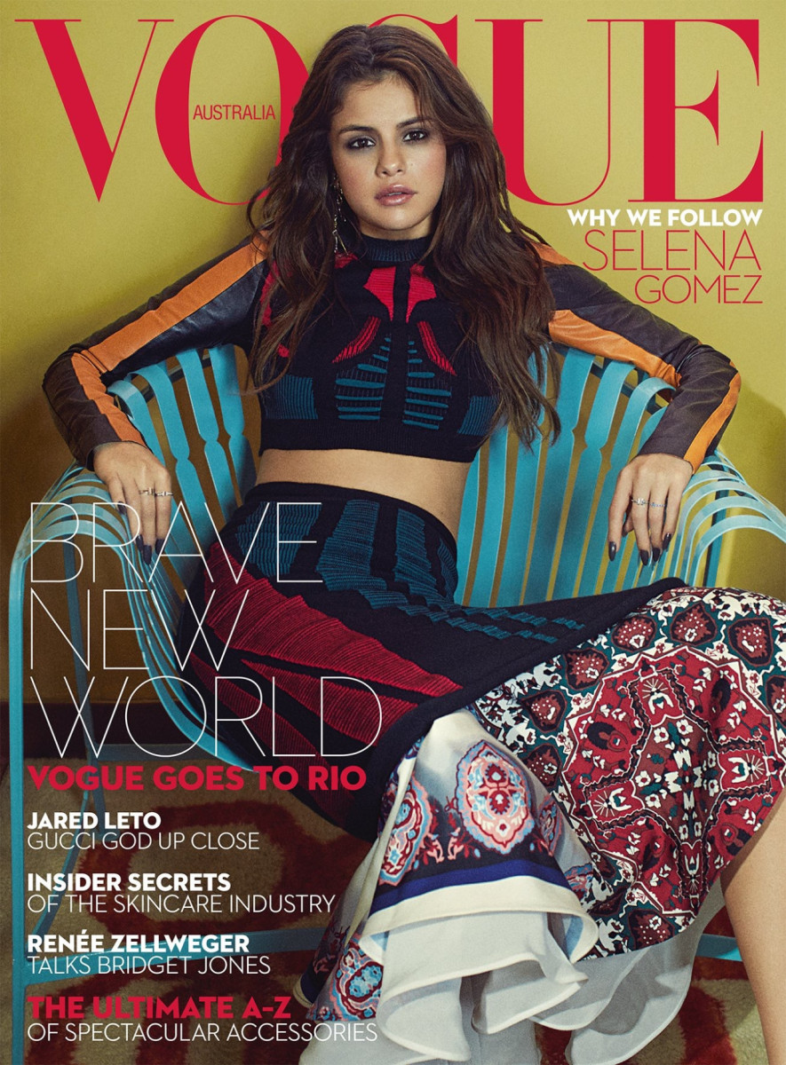 Selena Gomez Vogue American Magazine Wallpapers