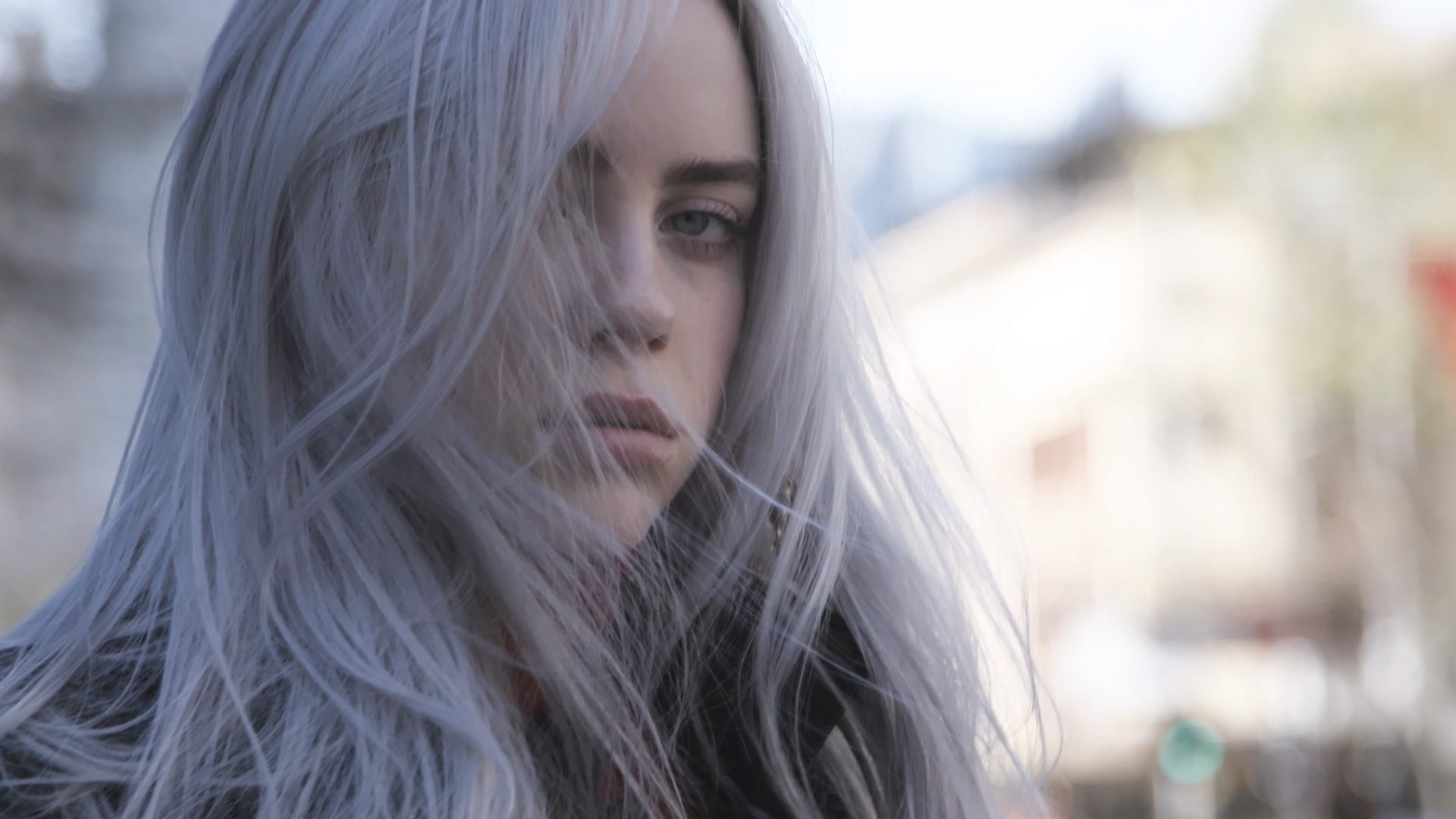 Singer Billie Eilish Face Wallpapers