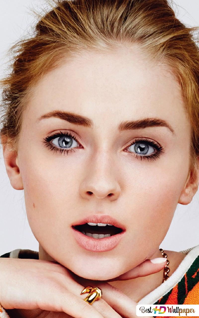 Sophie Turner Cute Face Wallpapers