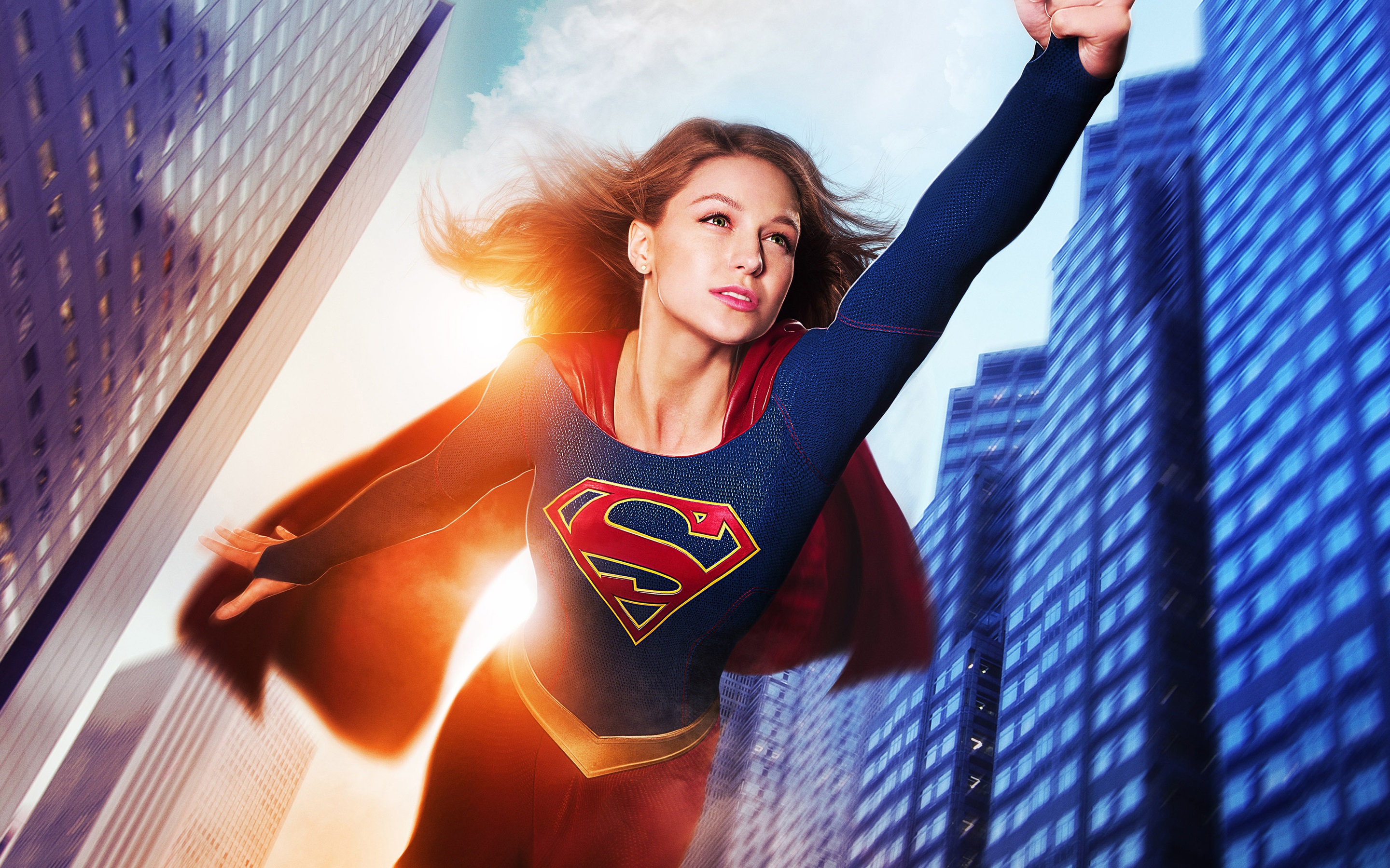 Supergirl Melissa Benoist Season 3 2017 Wallpapers