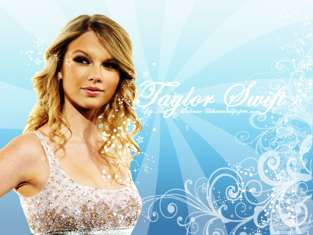 Taylor Swift Beautiful In Blue Top Wallpapers