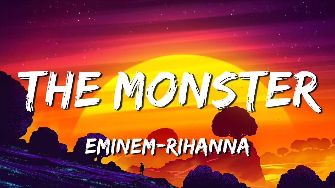 the monster, eminem, rihanna Wallpapers