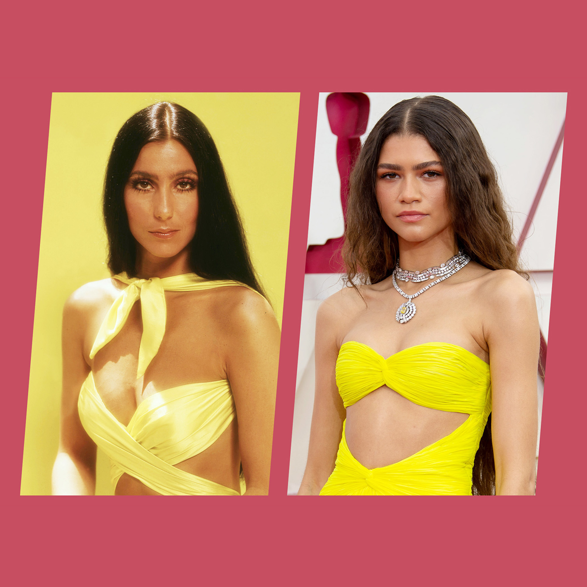 Zendaya in Yellow Dress Wallpapers