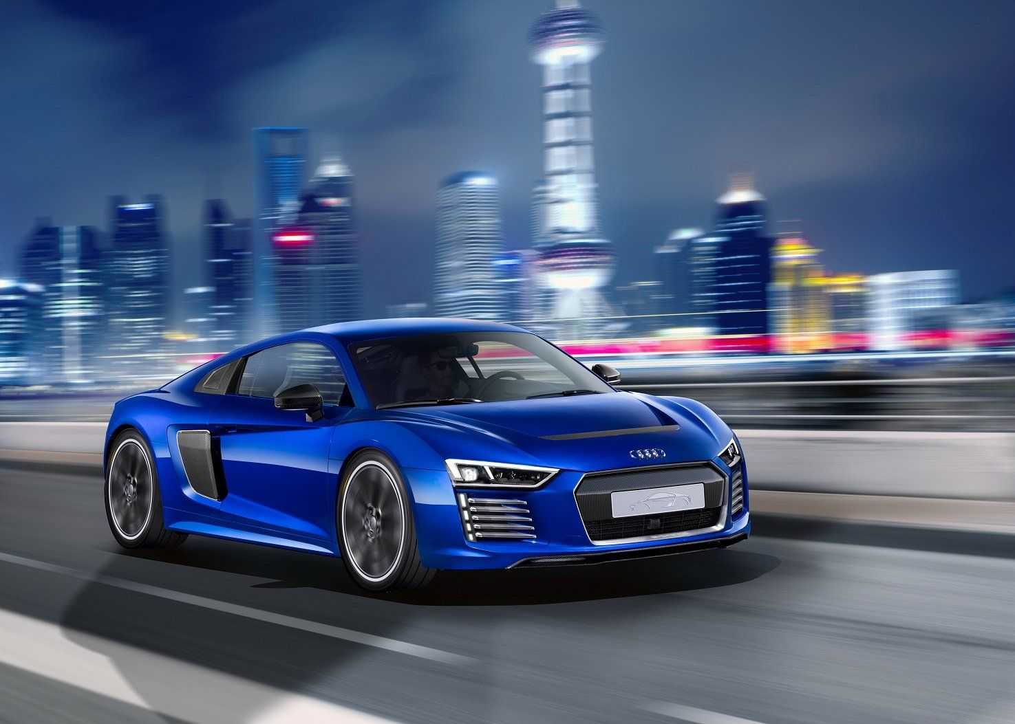 Audi R8 Matte Blue Wallpapers