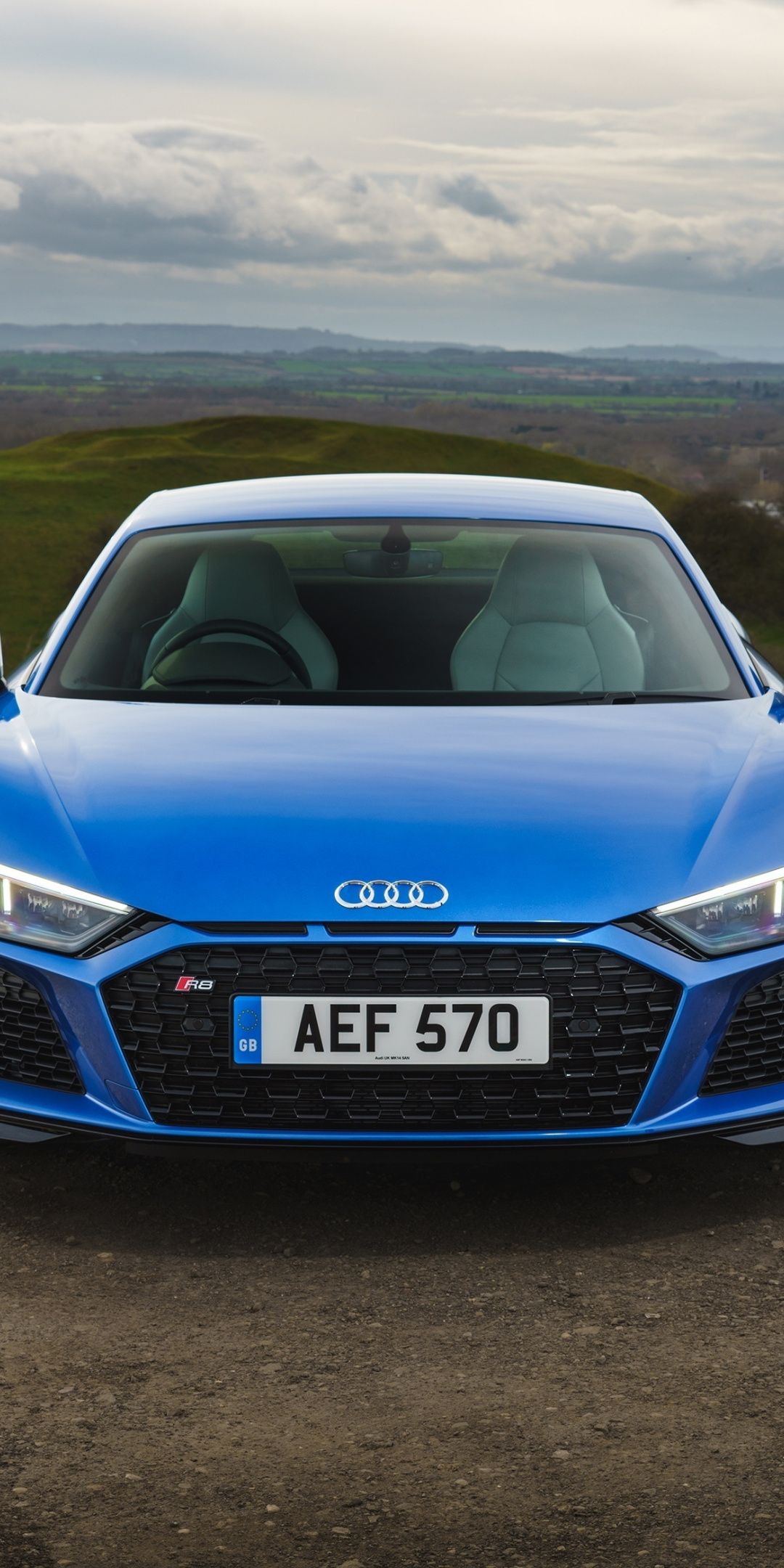 Audi R8 Matte Blue Wallpapers