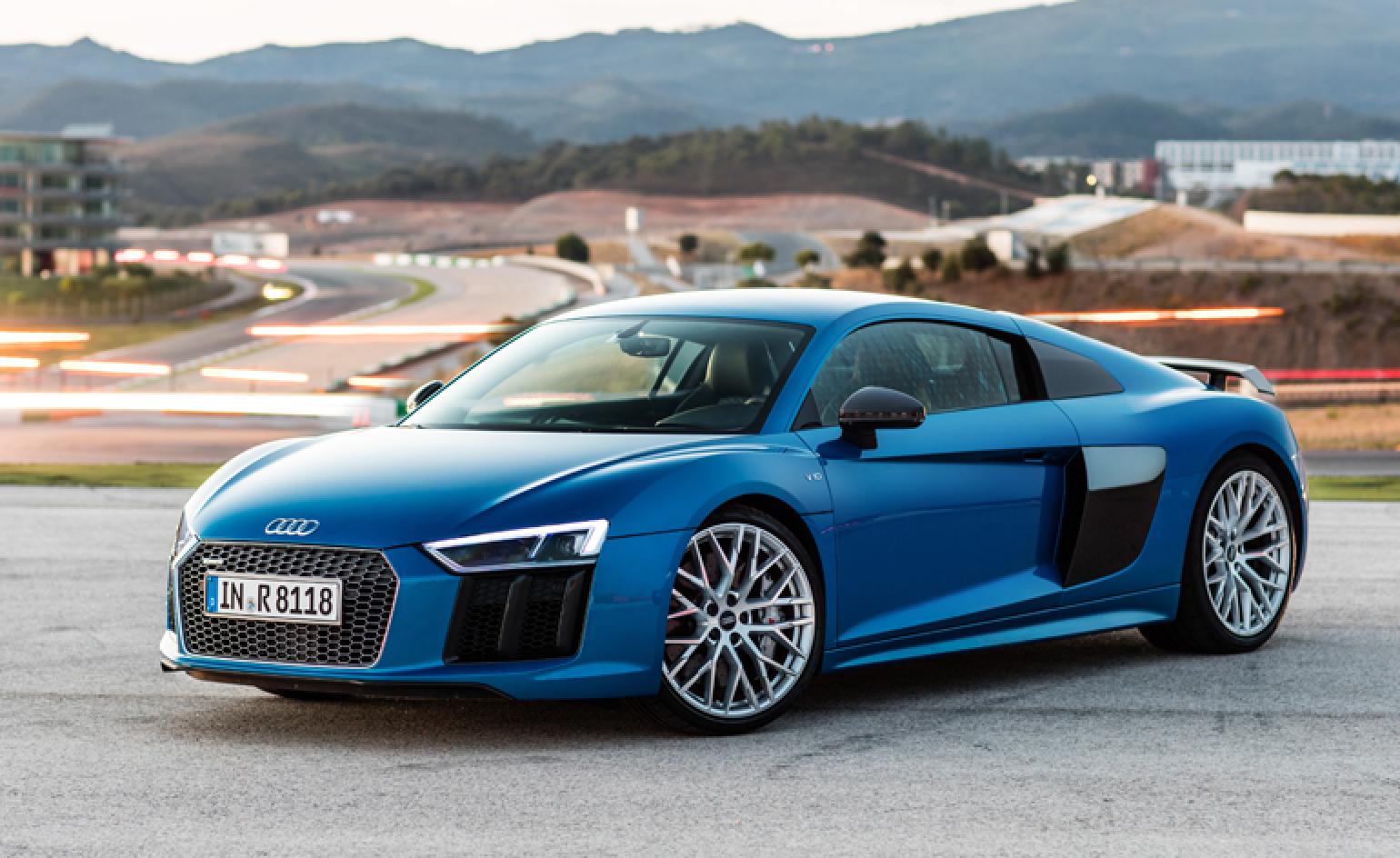 Audi R8 Matte Blue Wallpapers