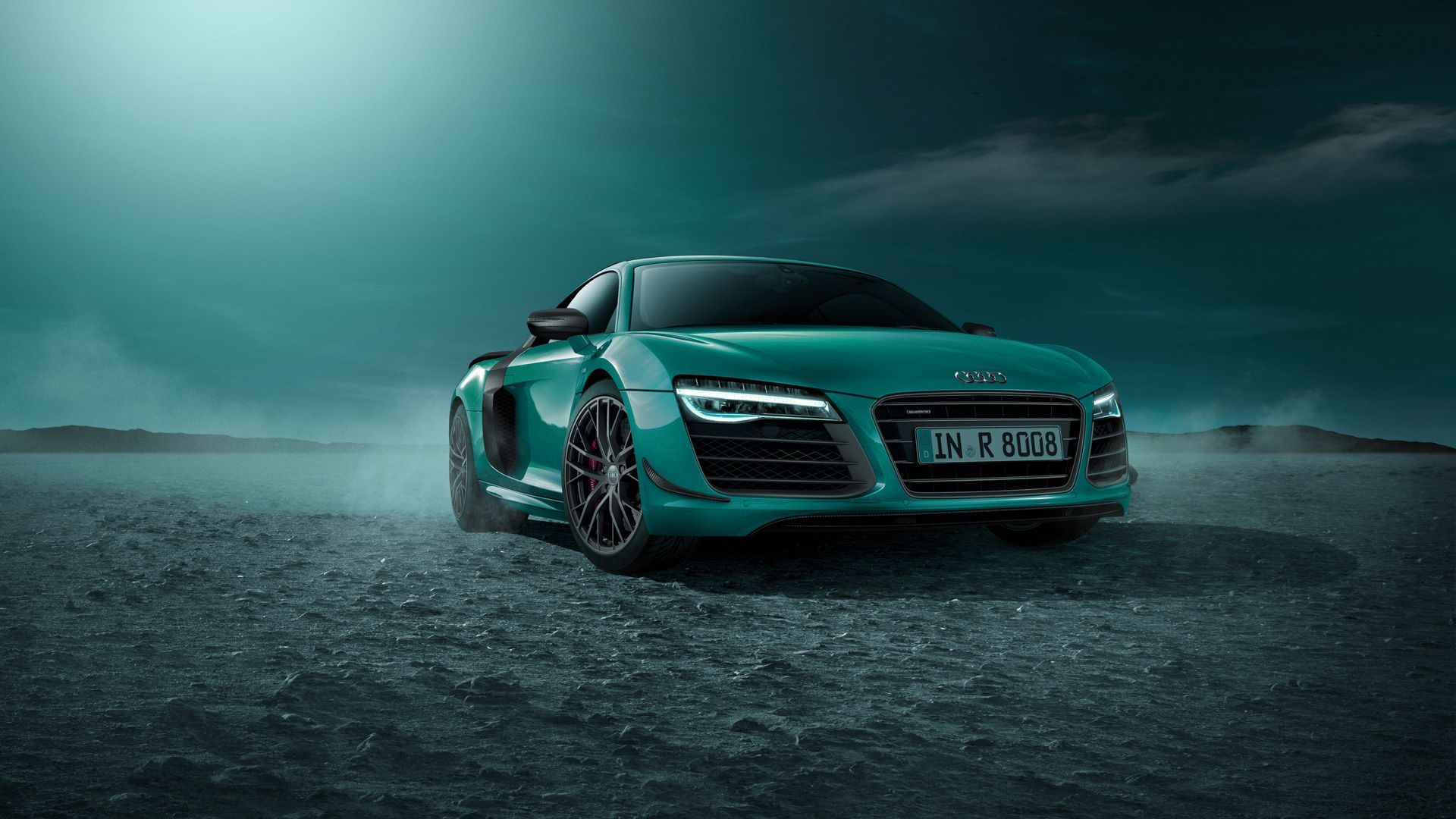 Audi R8 Matte Blue Wallpapers