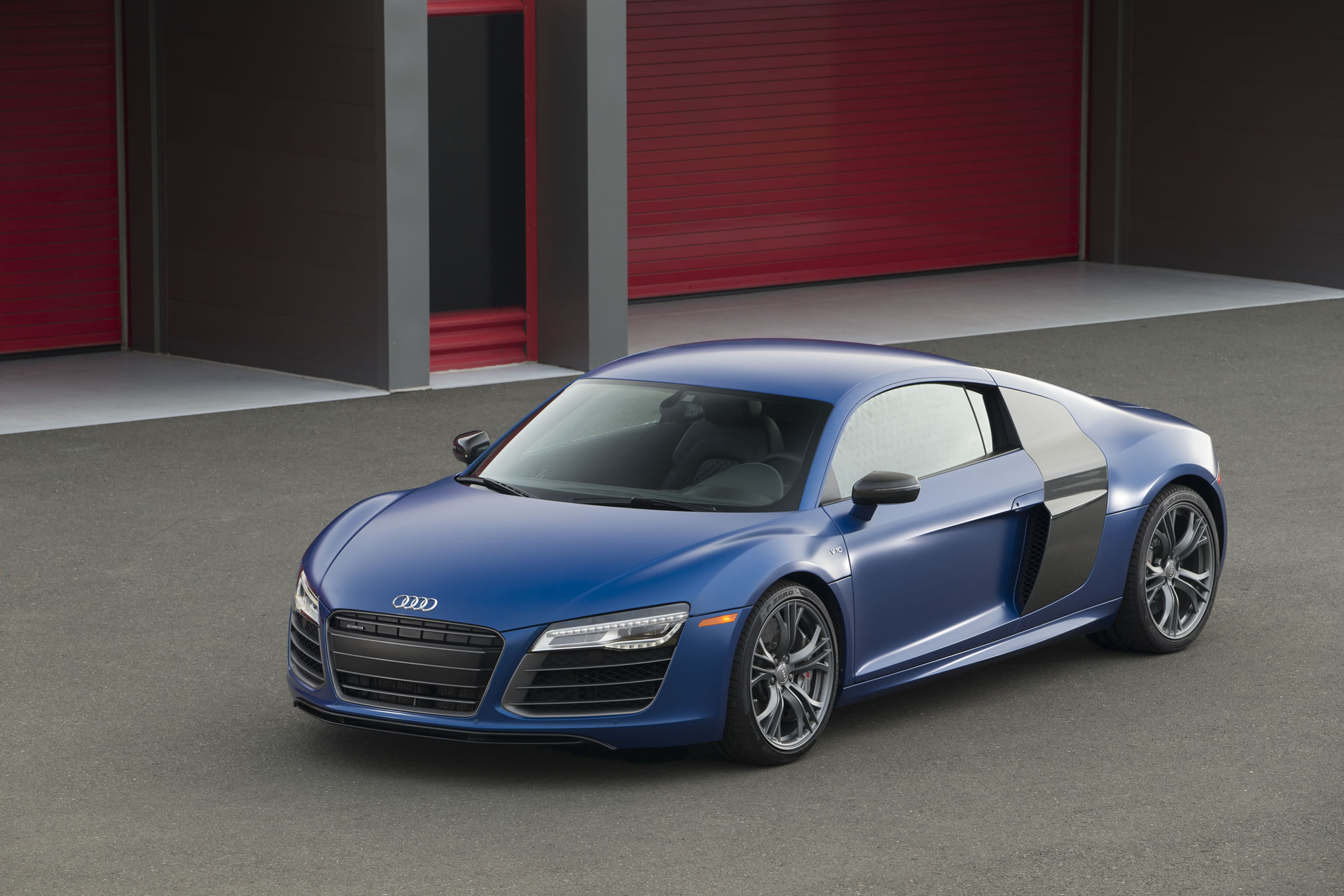 Audi R8 Matte Blue Wallpapers