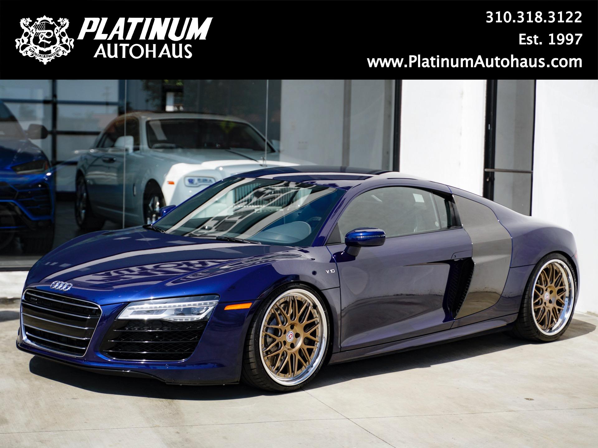 Audi R8 Matte Blue Wallpapers