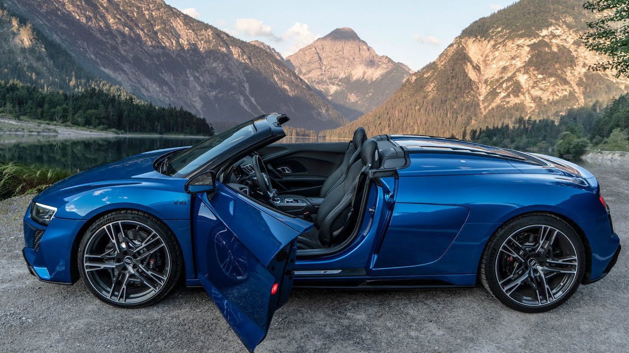 Audi R8 Matte Blue Wallpapers