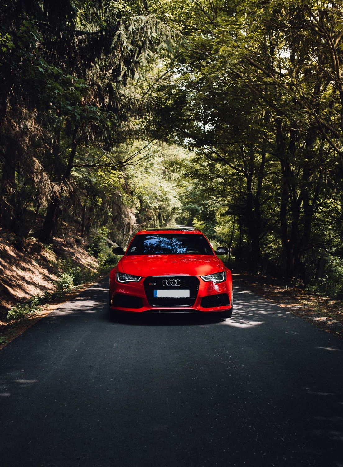 Audi Red Colour Wallpapers