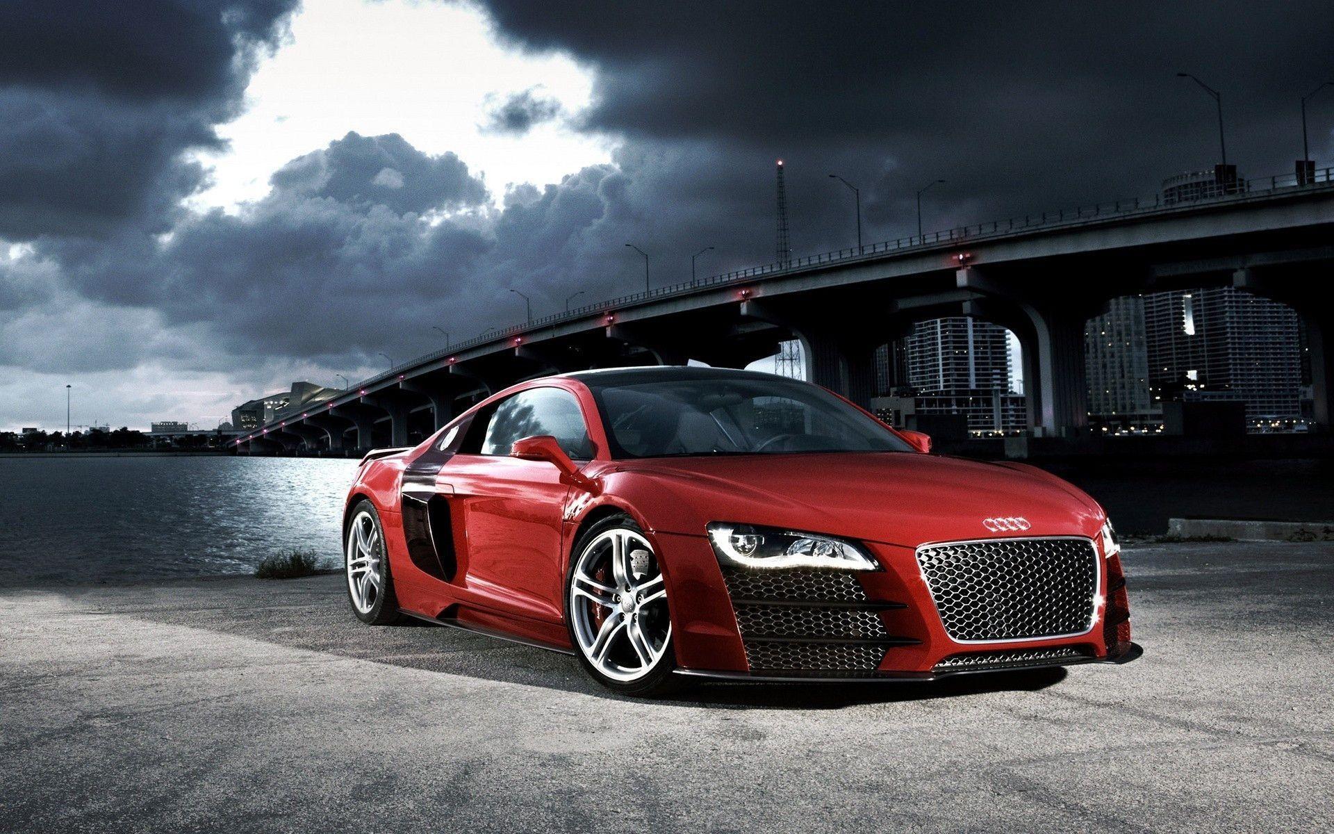 Audi Red Colour Wallpapers