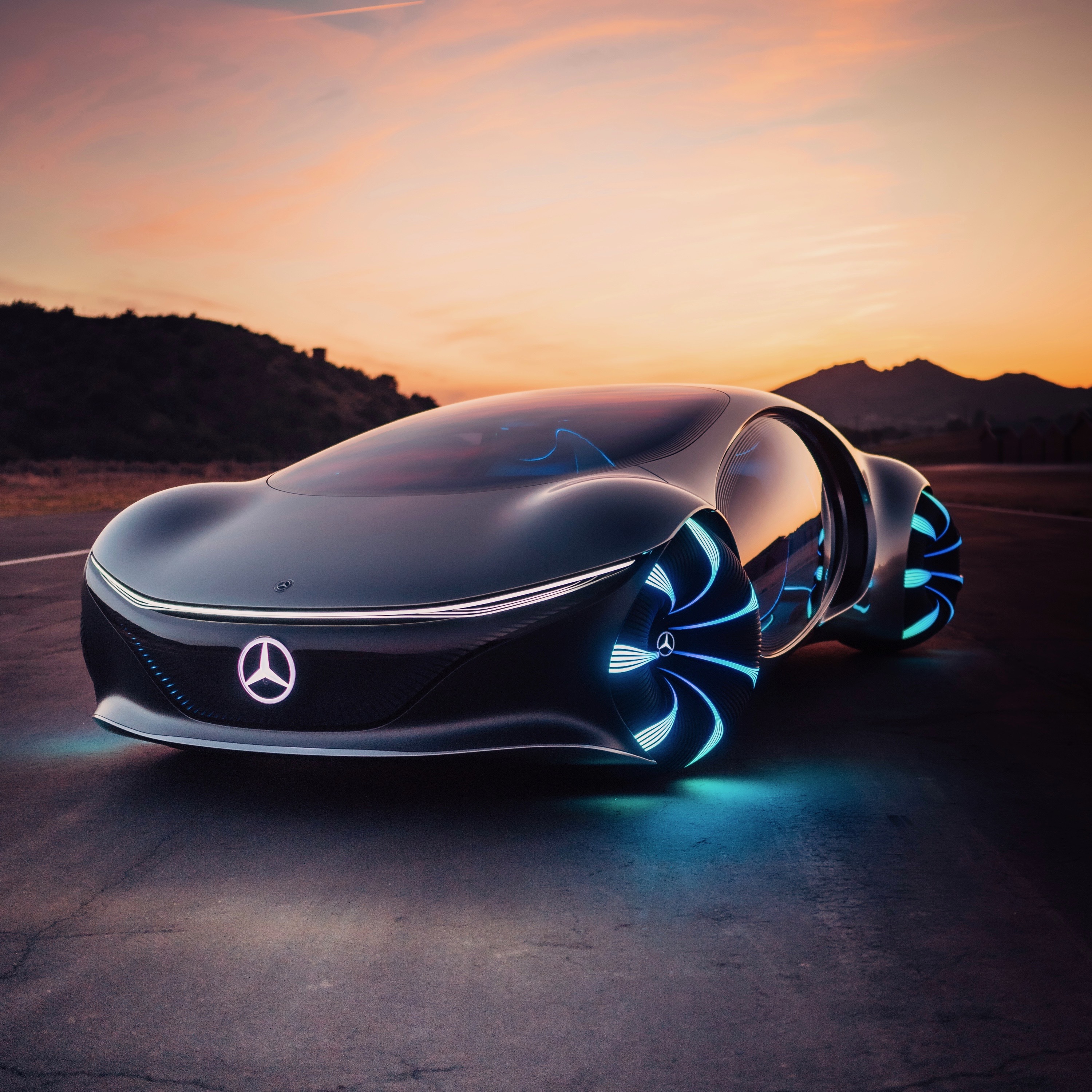 Avatar Mercedes Benz Vision 8K Wallpapers