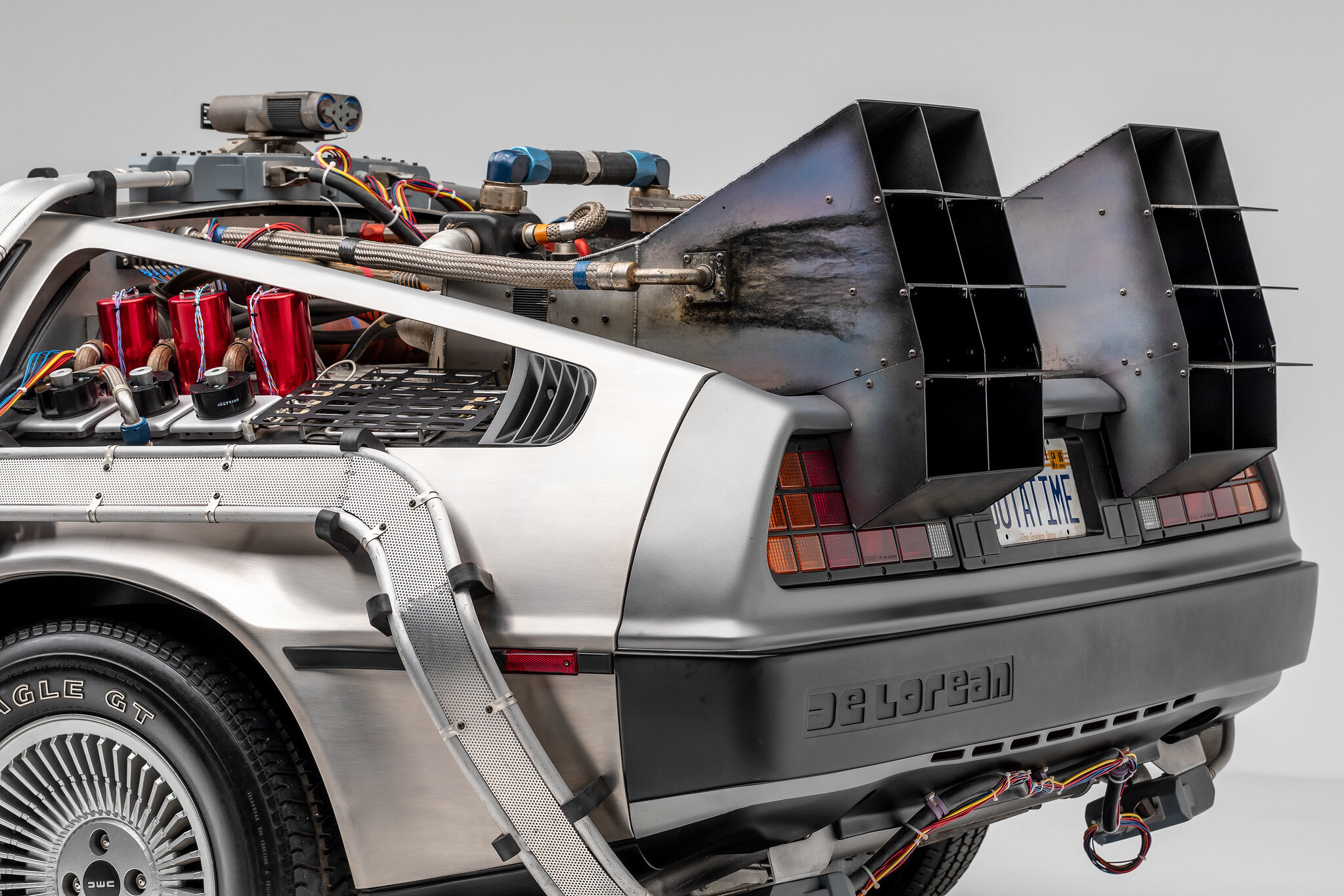 Back To The Future Delorean Car Illustration Wallpapers