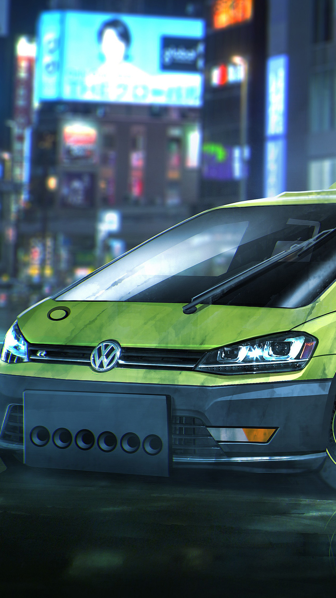 Blade Runner Volkswagen Golf Hatchback Wallpapers