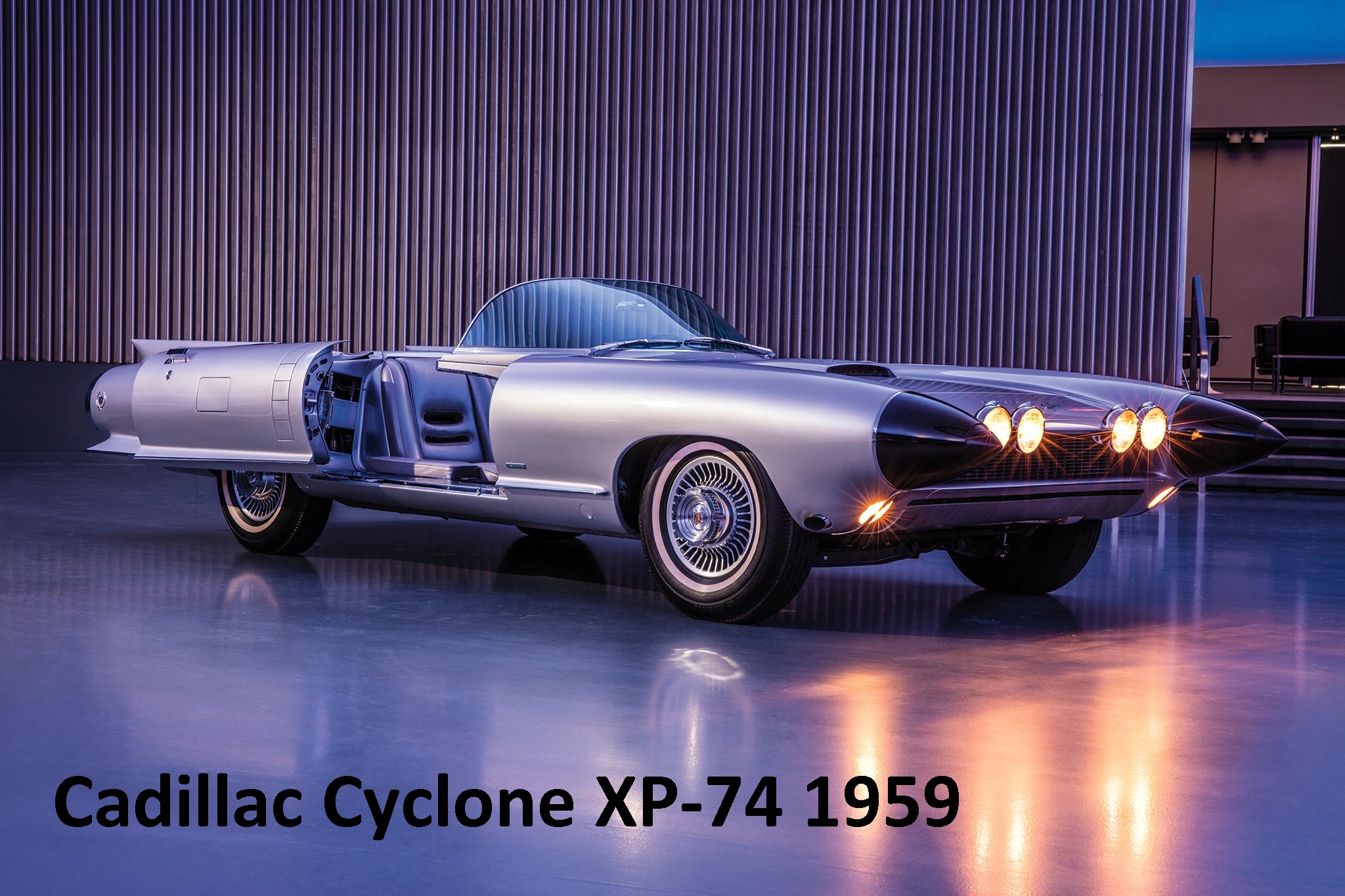 Авто из америки. Cadillac Cyclone 1959. Cadillac Cyclone XP 74. Cadillac Cyclone Concept 1959. Cadillac Cyclone Concept car 1959.