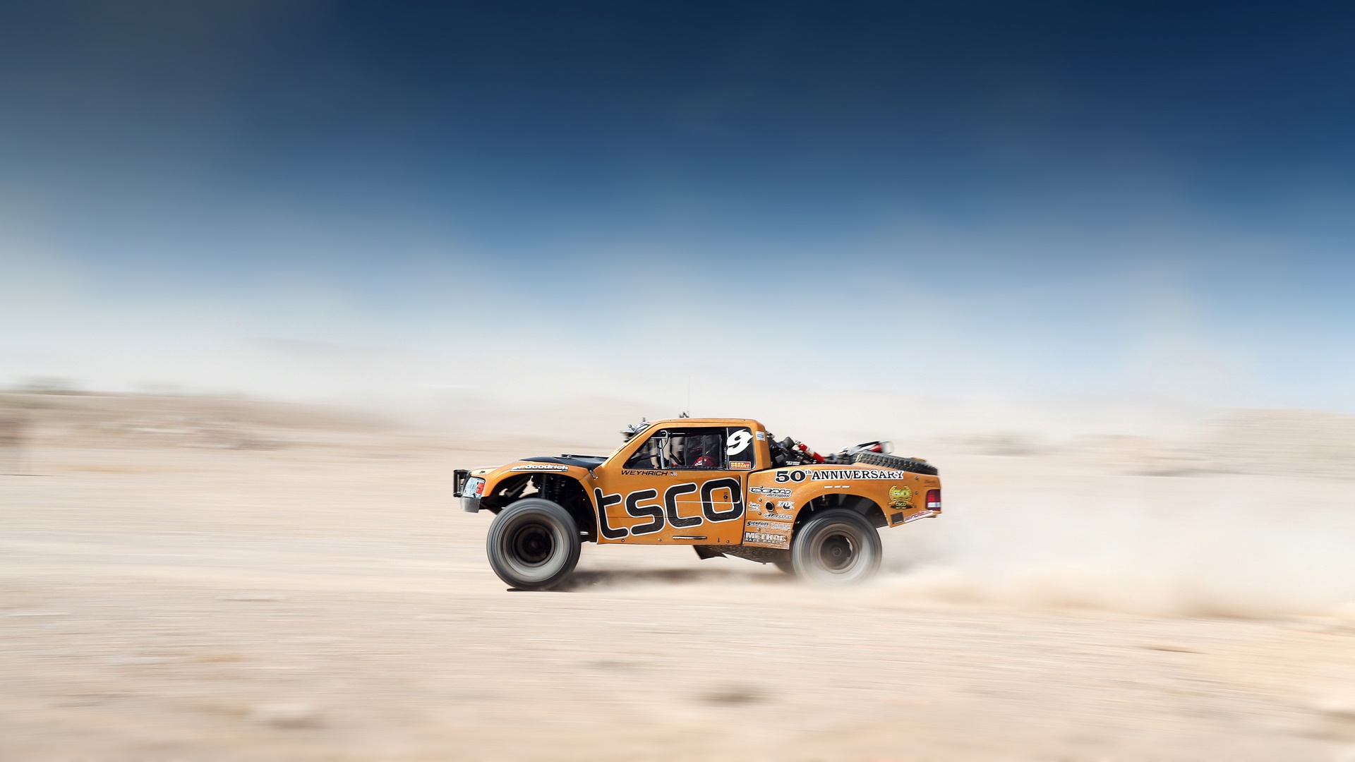 Car In Desert Wallpapers