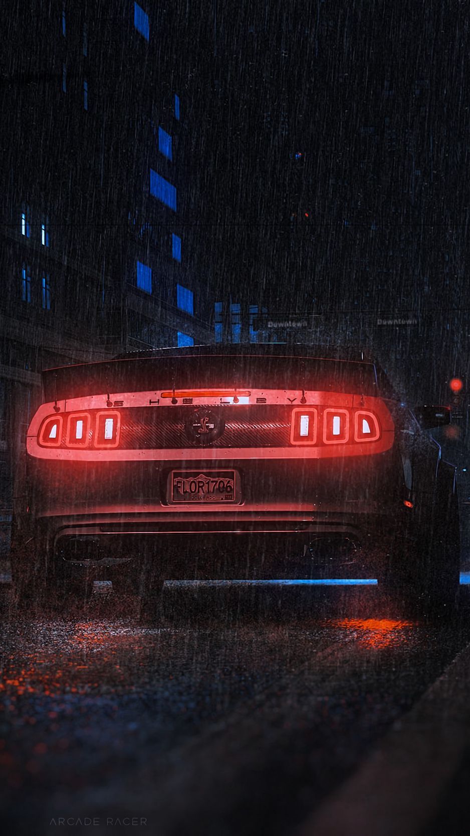 Car Night Rain Wallpapers