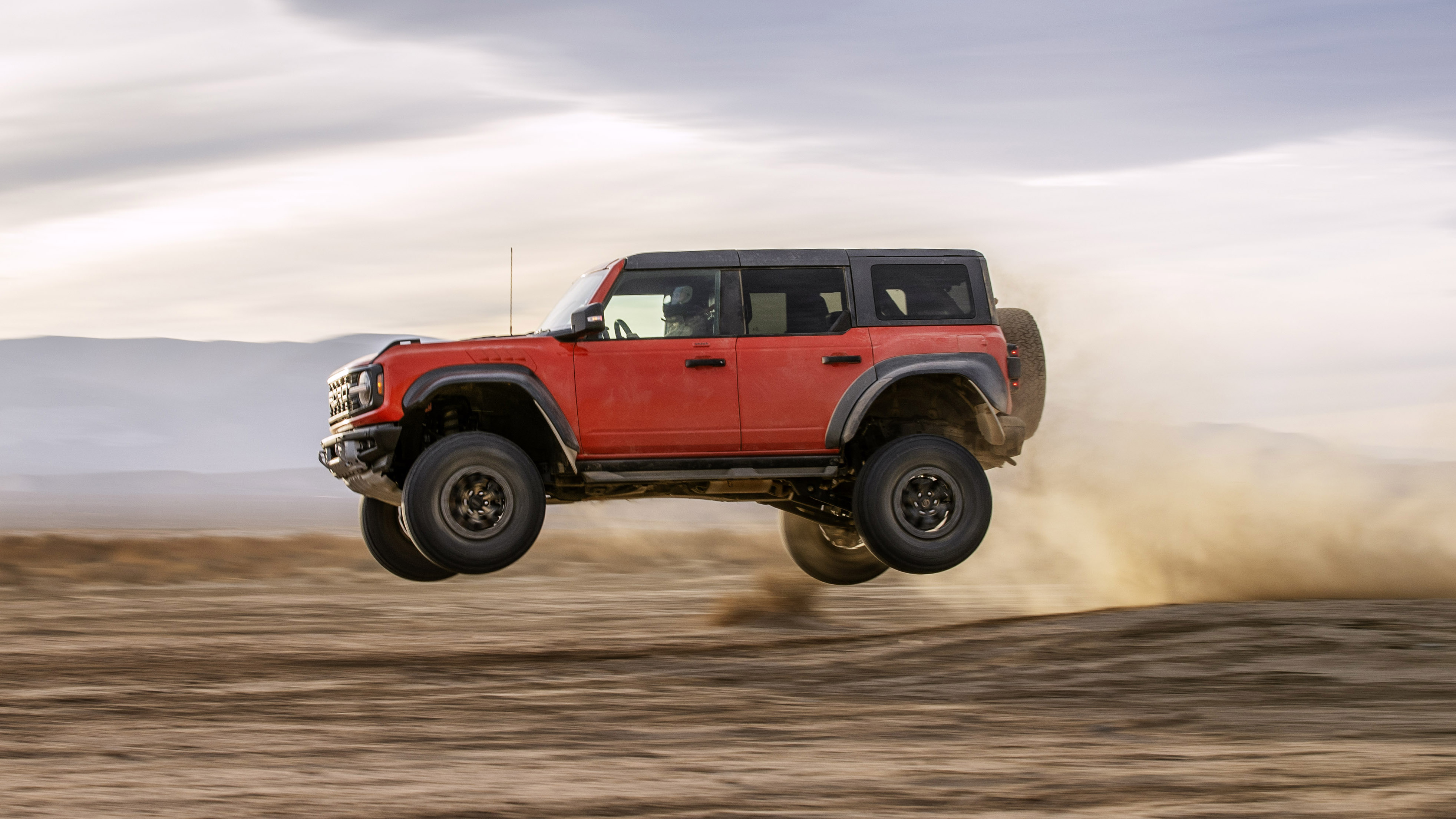 Car Running In Desert Wallpapers