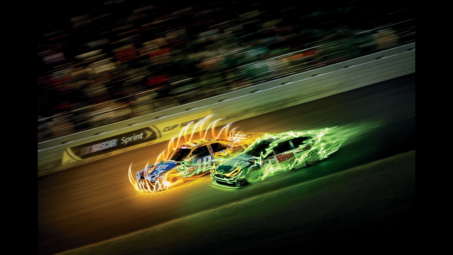 Cars Fractals Race Wallpapers