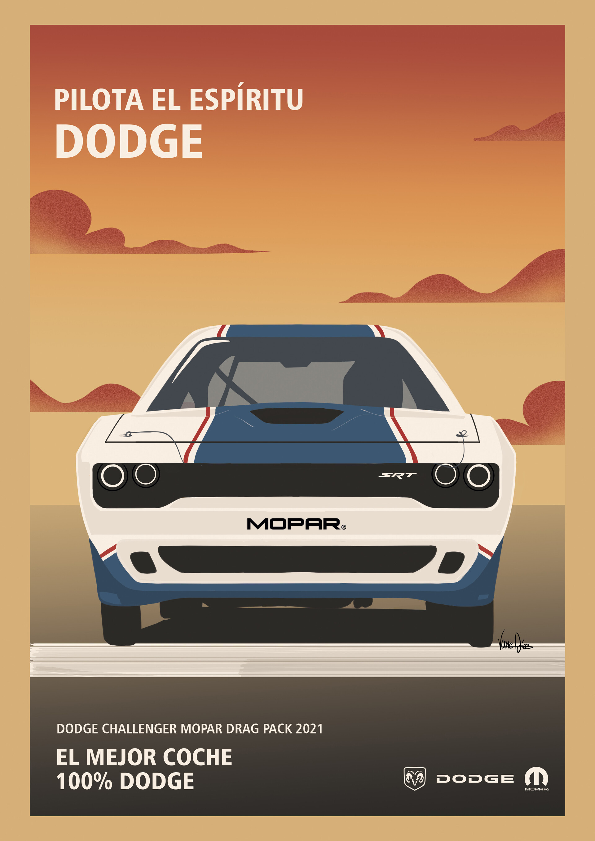 Dodge Challenger Mopar Drag Pak Wallpapers