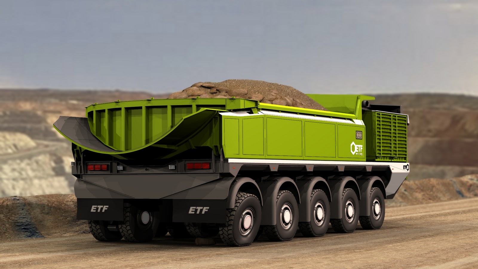 Etf Mt-240 Mining Truck Wallpapers