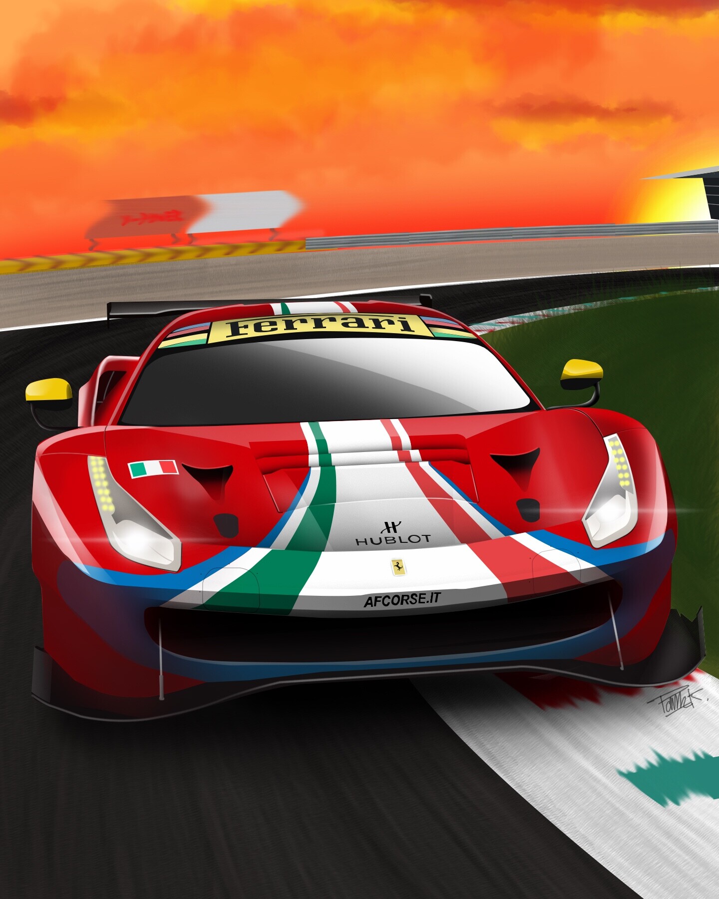 Ferrari 488 Gte Wallpapers