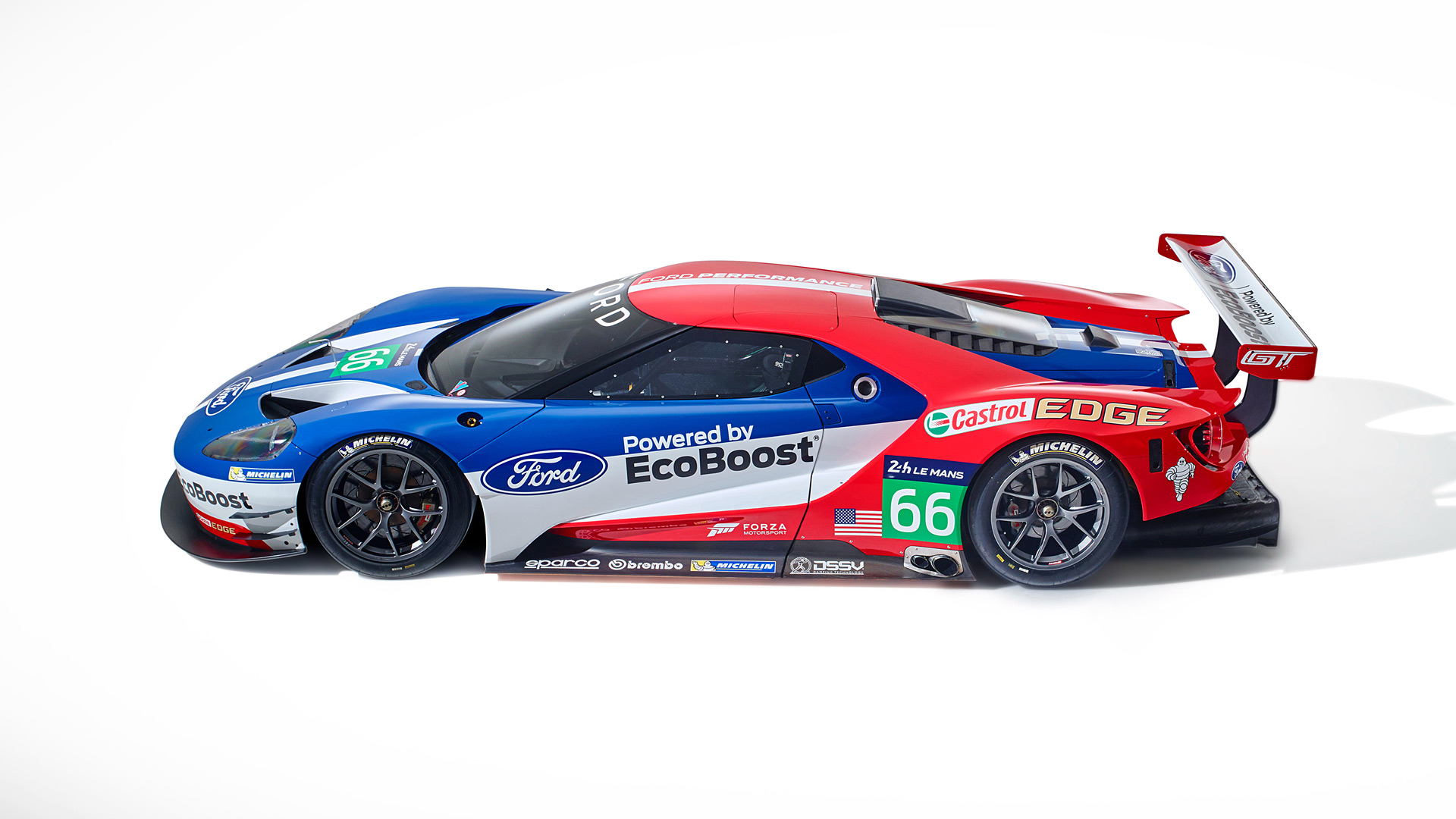 Ford Gt Le Mans Racecar Wallpapers