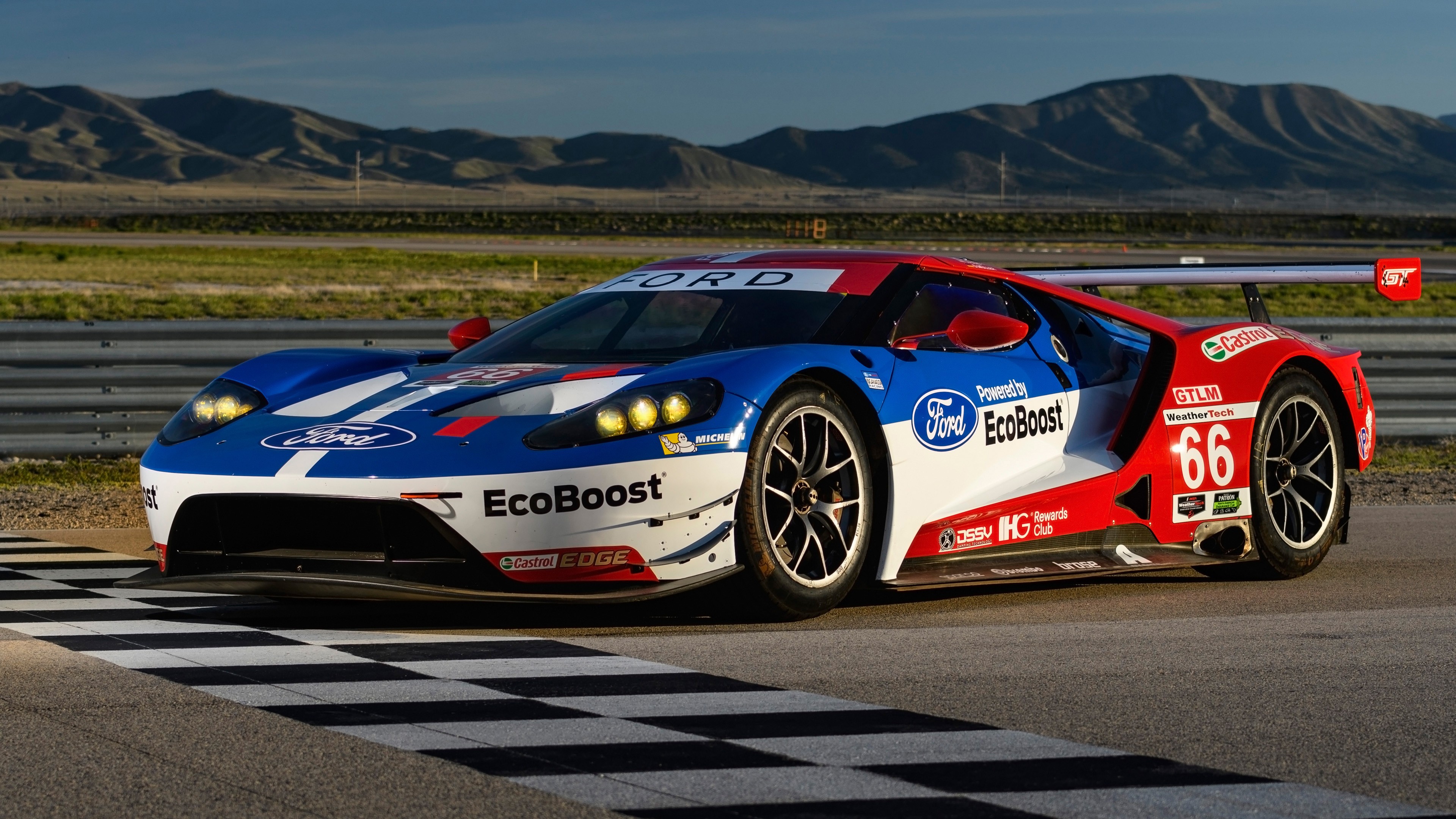 Ford Gt Le Mans Racecar Wallpapers