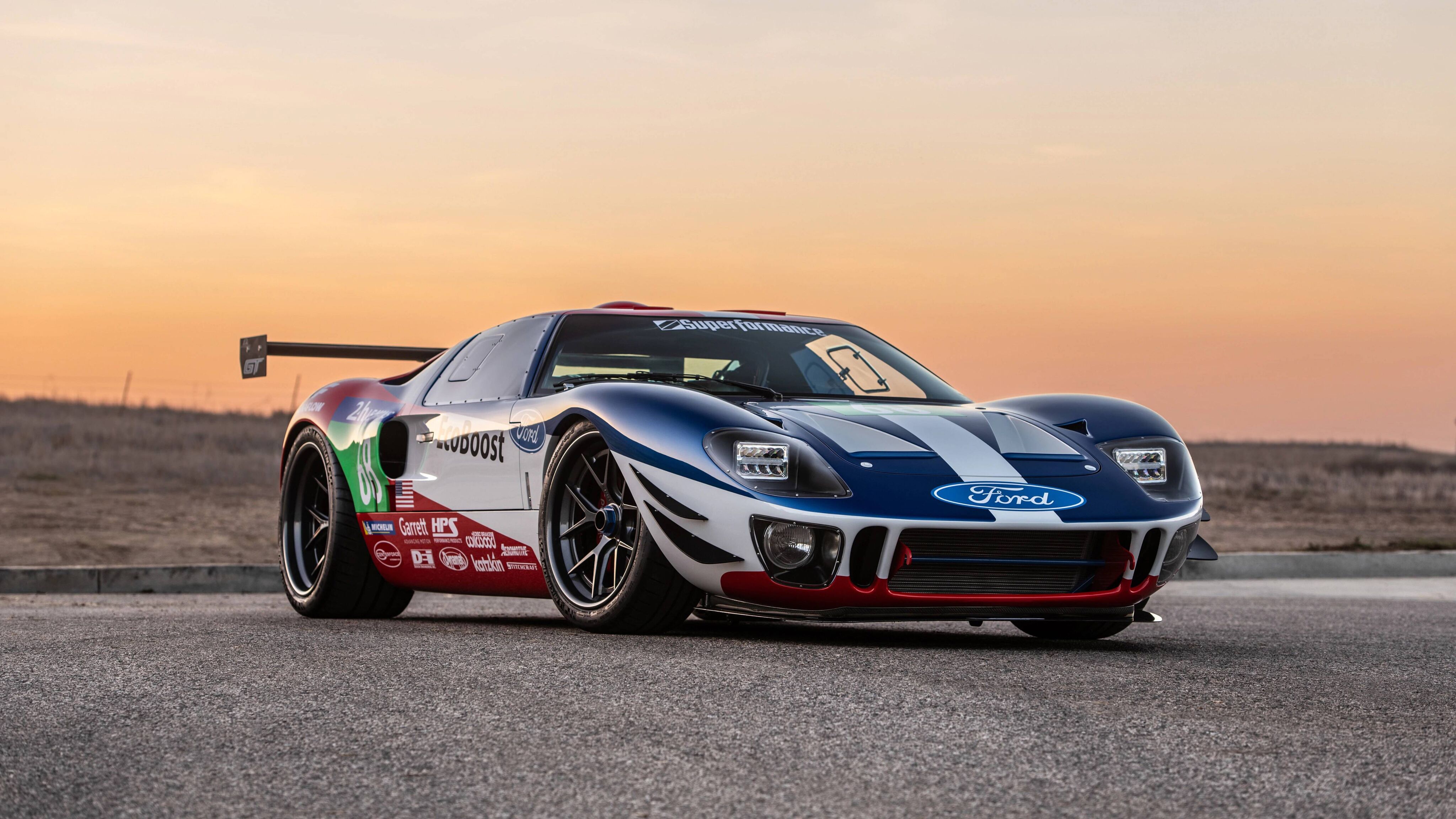 Ford Gt Le Mans Racecar Wallpapers