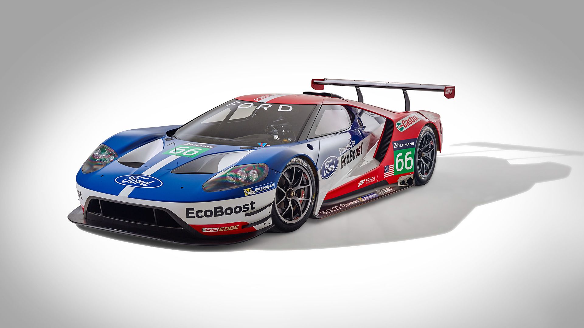 Ford Gt40 Lightweight Race Car Wallpapers