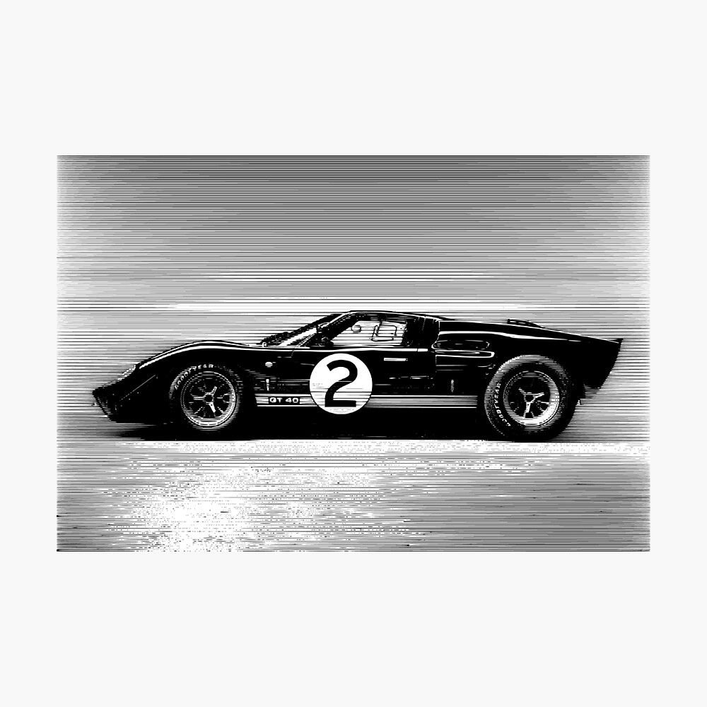 Ford Gt40 Minimalist Wallpapers