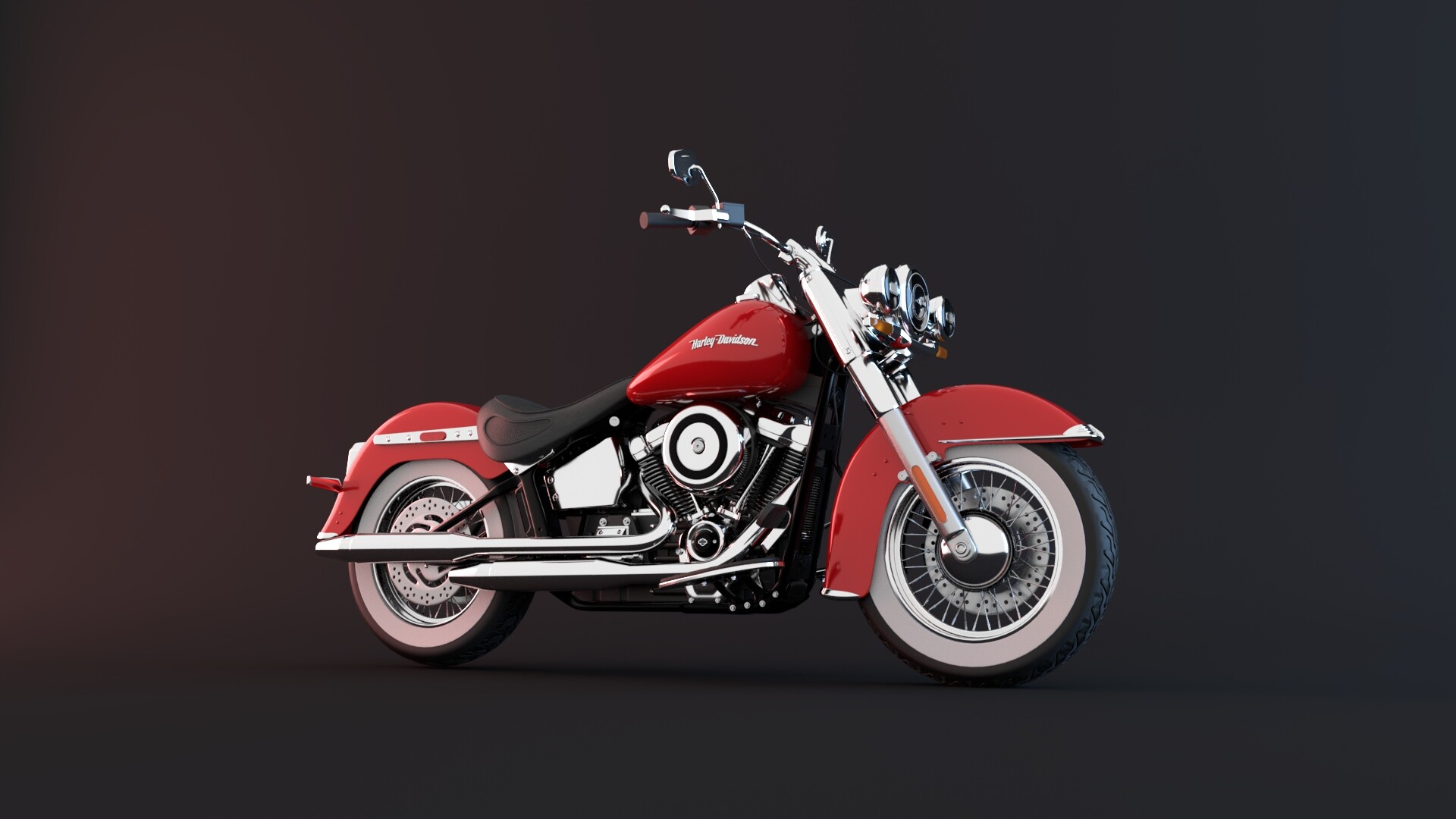 Harley-Davidson Softail Deluxe Wallpapers