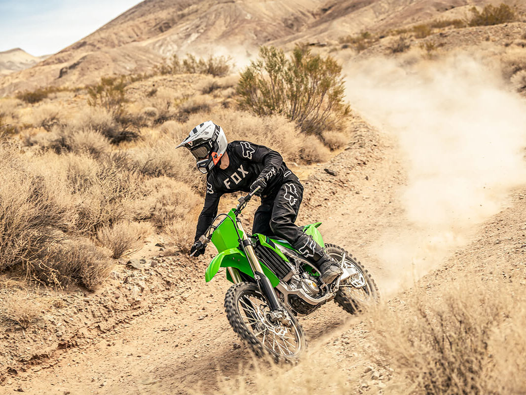 Kawasaki KX 450 по снегу