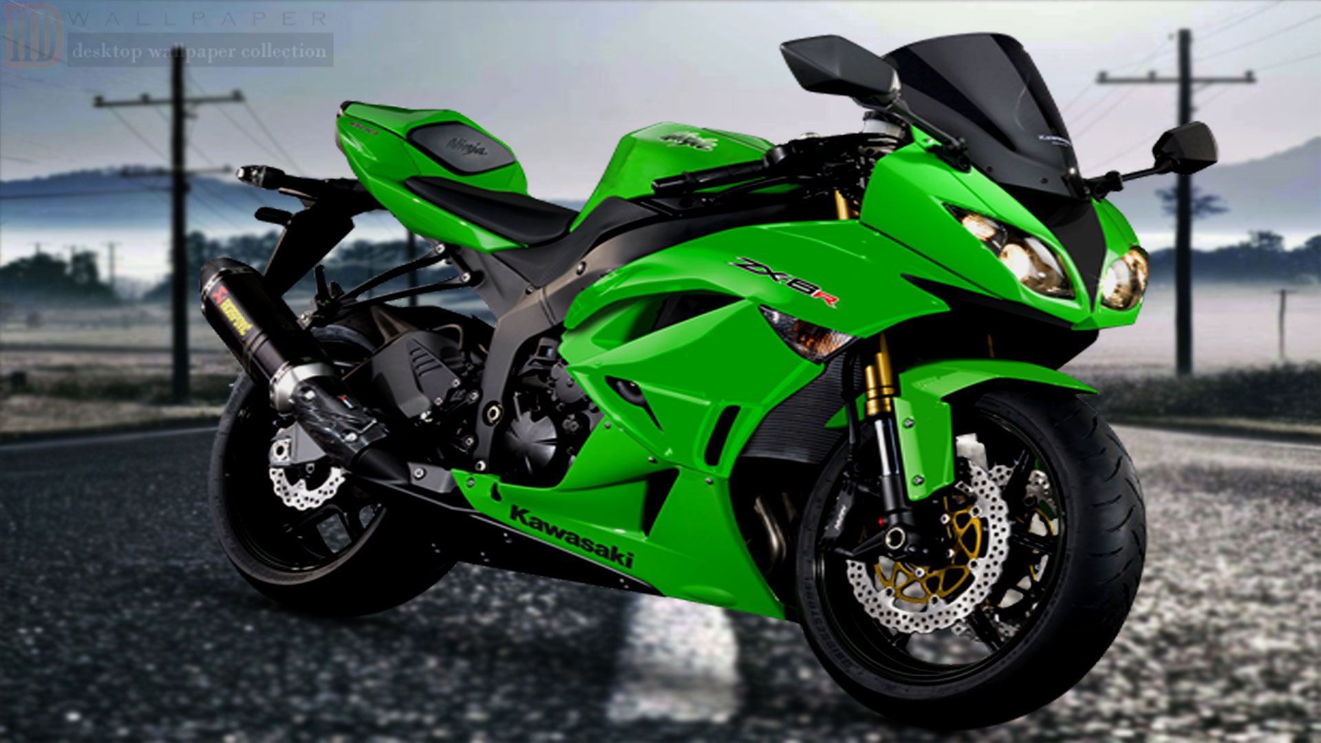 Kawasaki Ninja Zx-6R Wallpapers