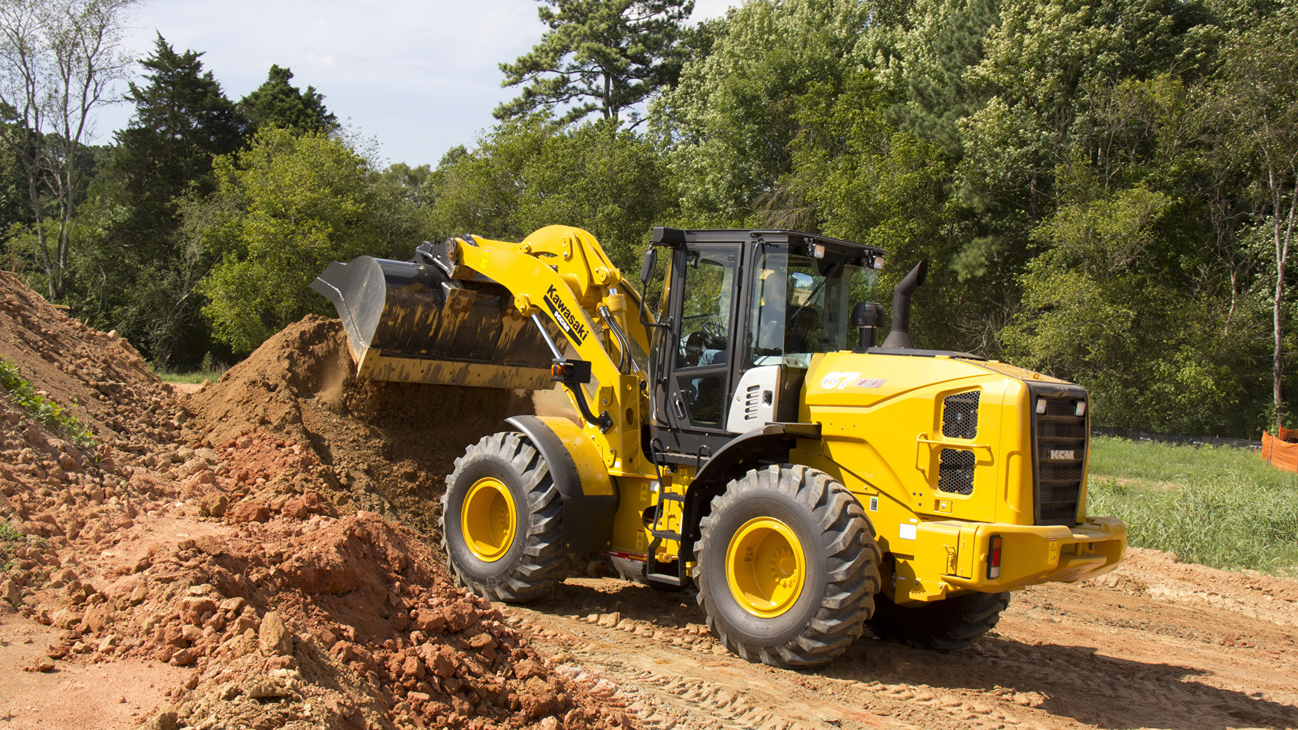 Kawasaki Wheel Loader Wallpapers