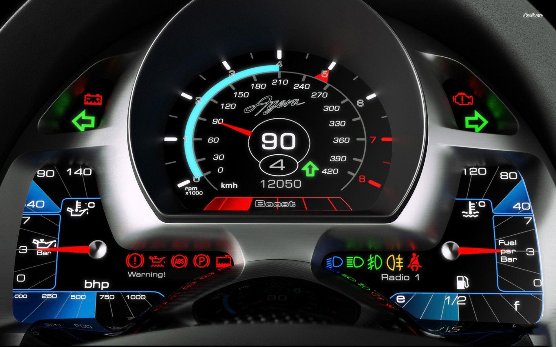 Koenigsegg Speedometer Wallpapers