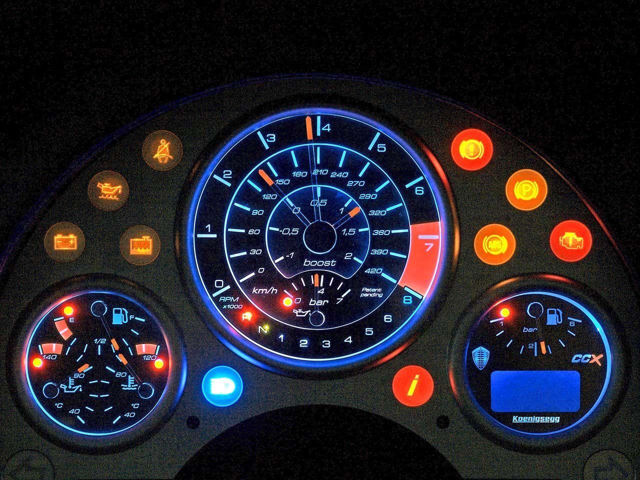 Koenigsegg Speedometer Wallpapers