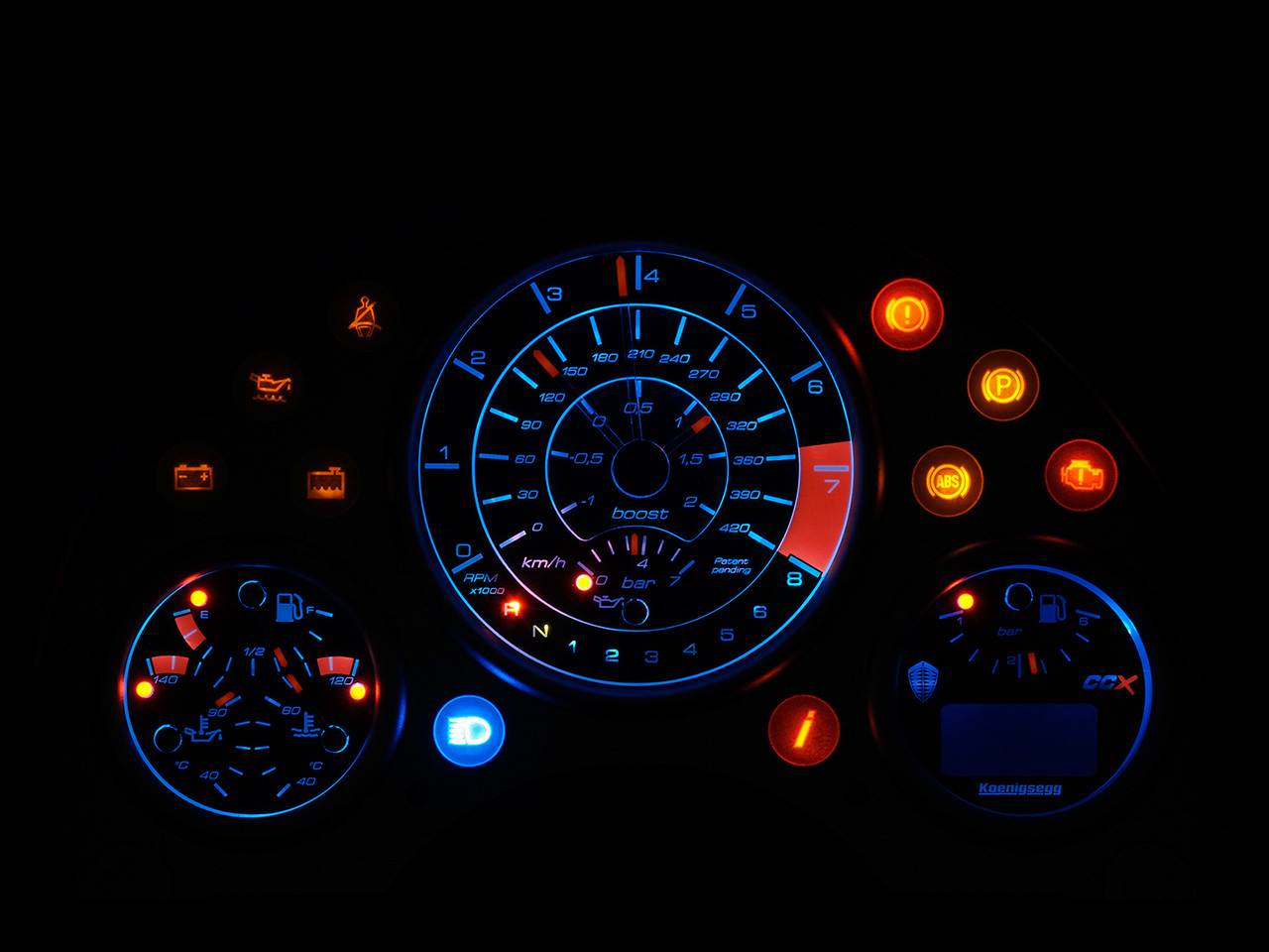 Koenigsegg Speedometer Wallpapers