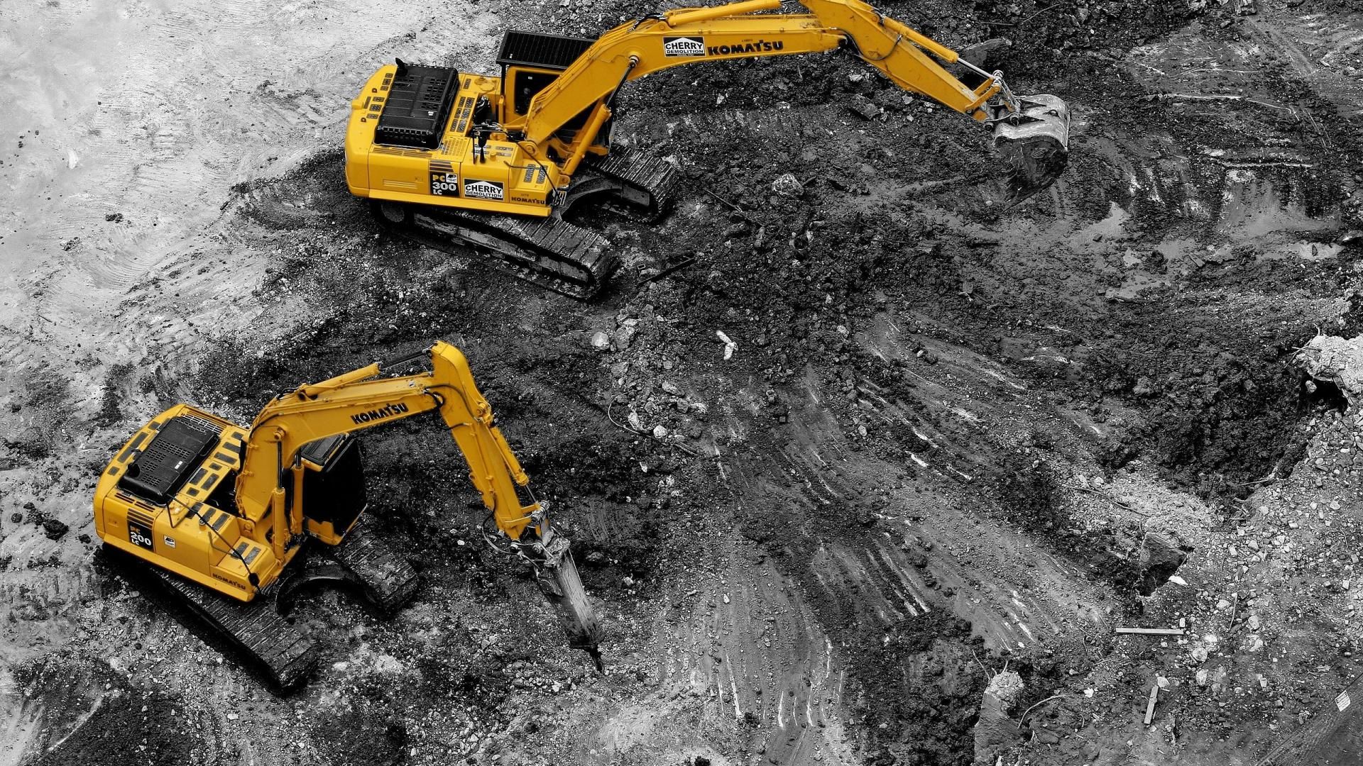 Komatsu Pc800 Excavator Wallpapers