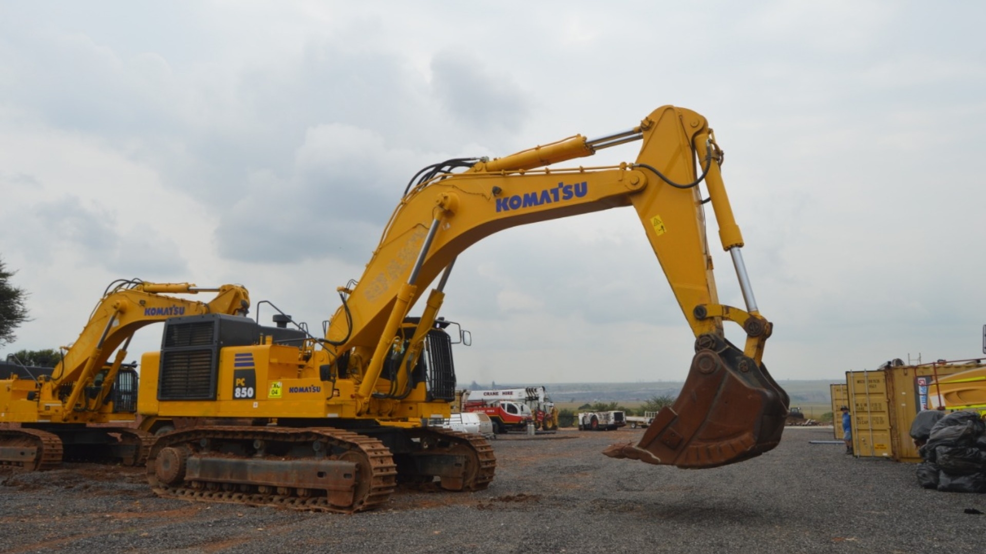 Komatsu Pc850 Excavator Wallpapers