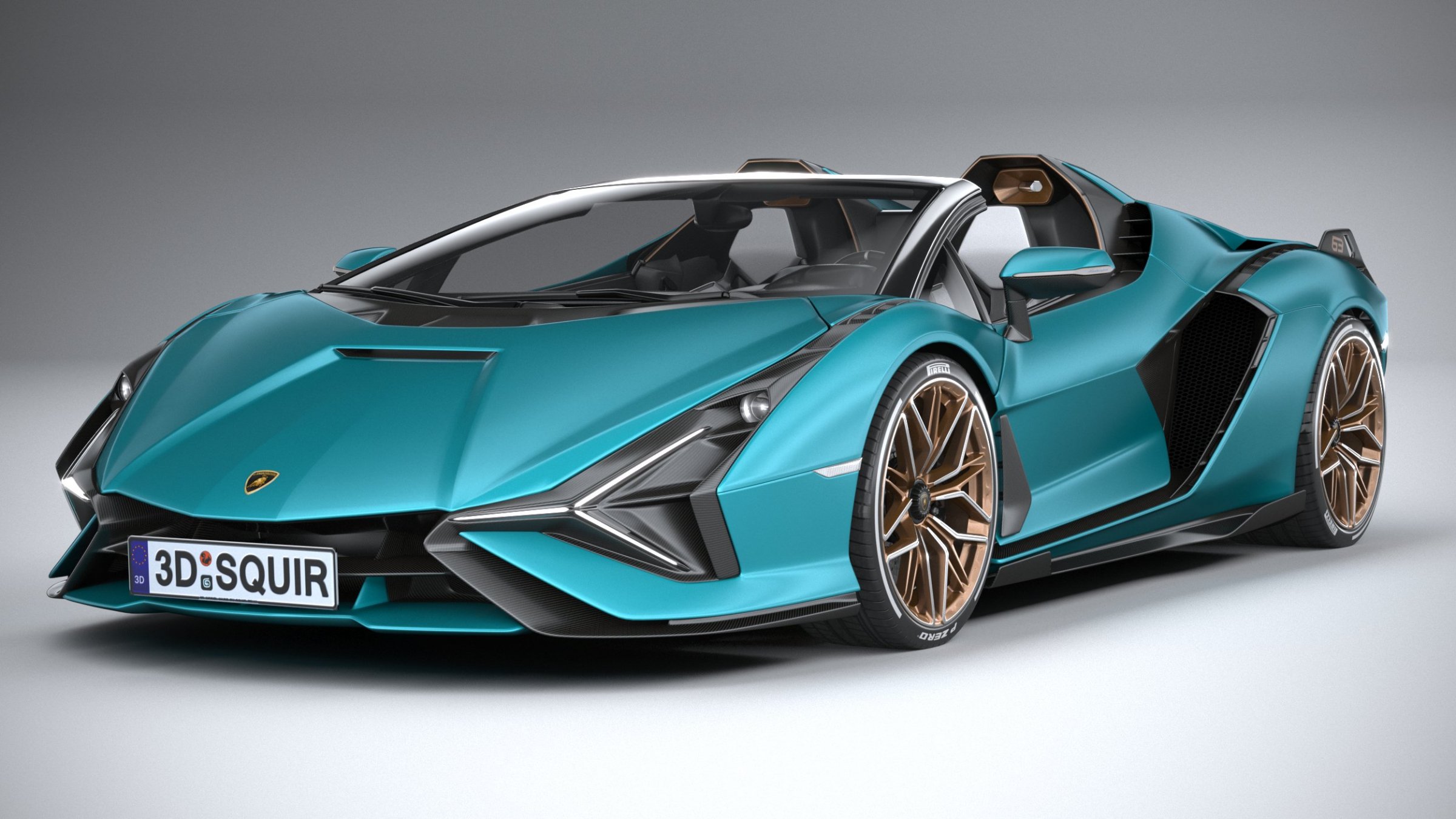 Lamborghini Sian Fkp 37 Roadster Wallpapers