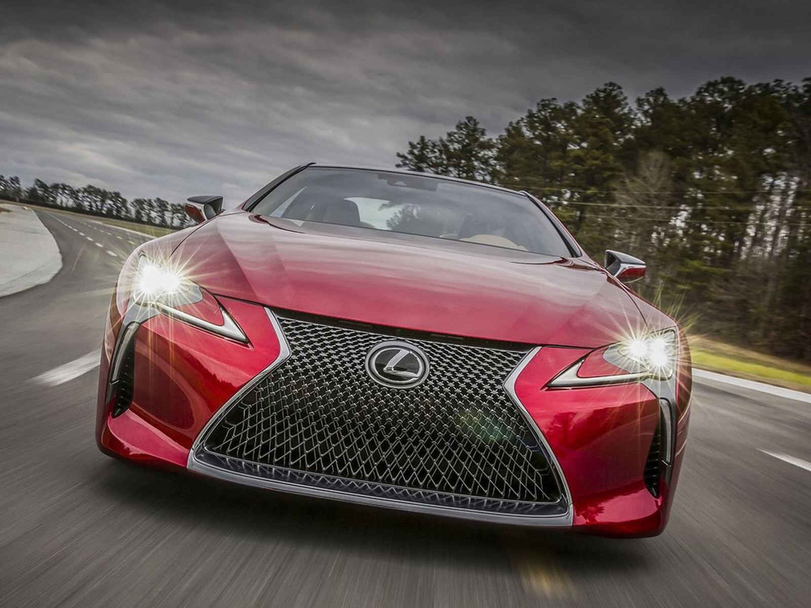 Lexus Lc 500H 2018 Front Wallpapers