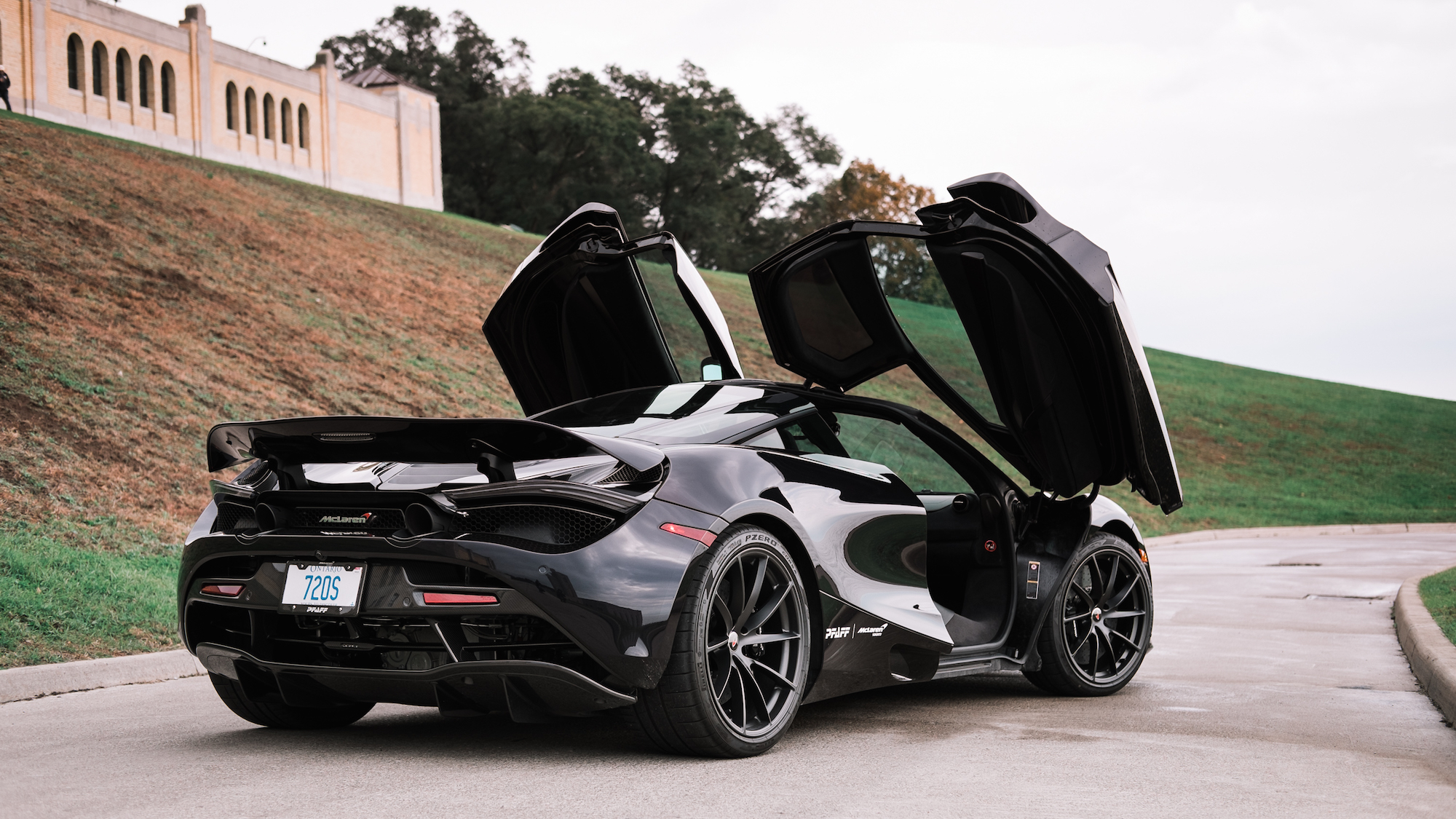 Mclaren Doors Up Modified Exhausts Wallpapers