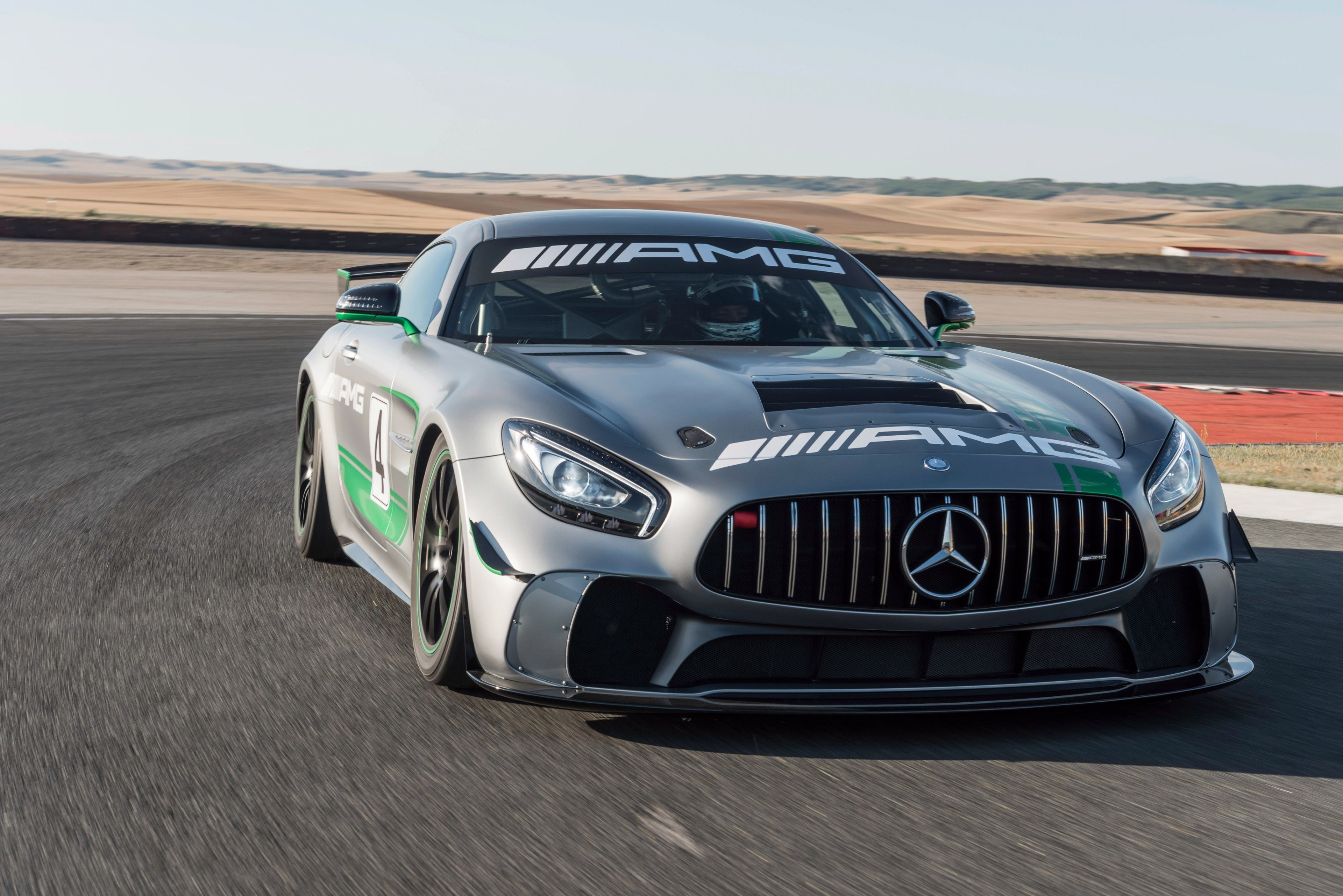 Mercedes Amg Gt4 C190 2017 Wallpapers