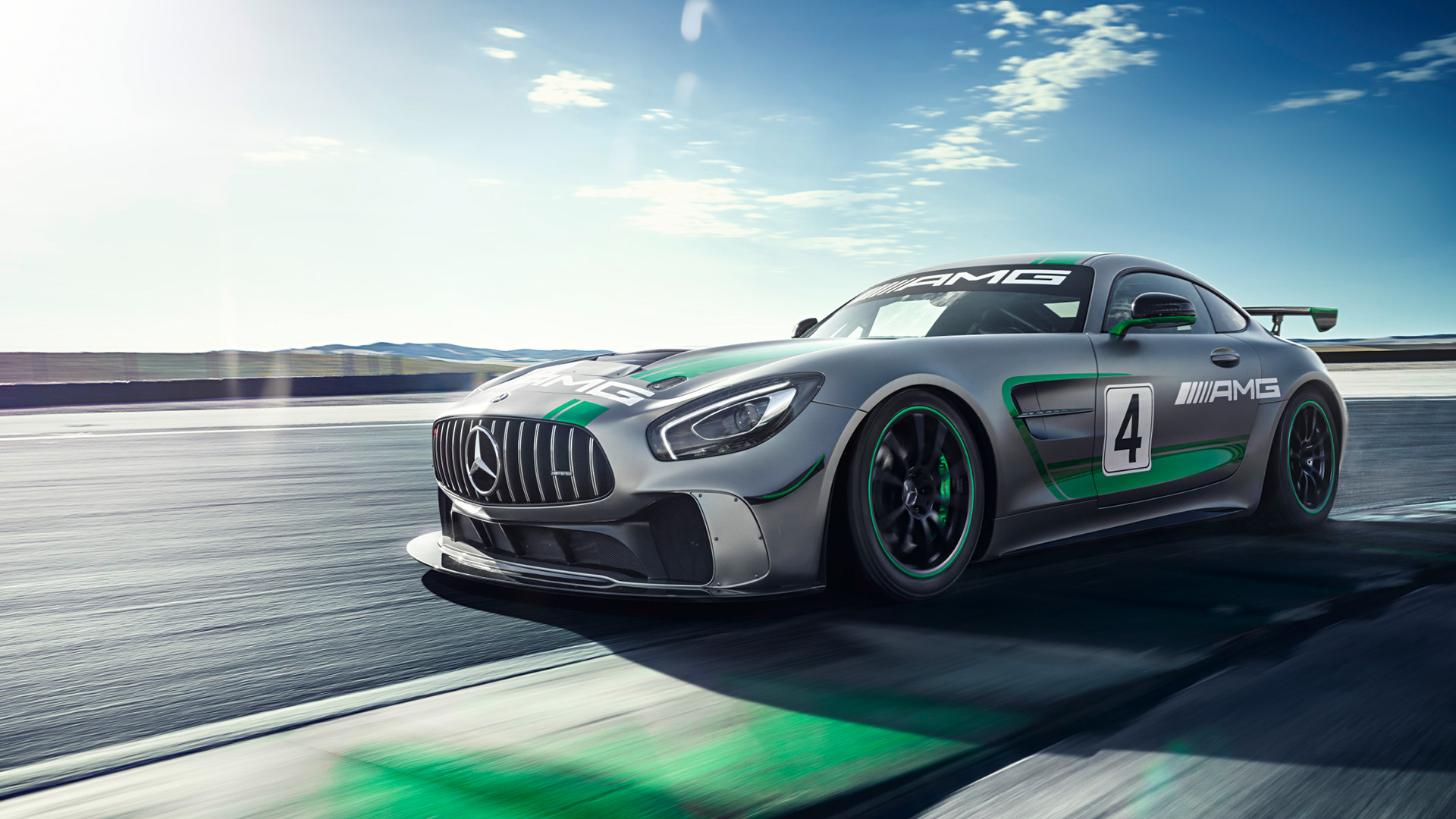 Mercedes Amg Gt4 C190 2017 Wallpapers