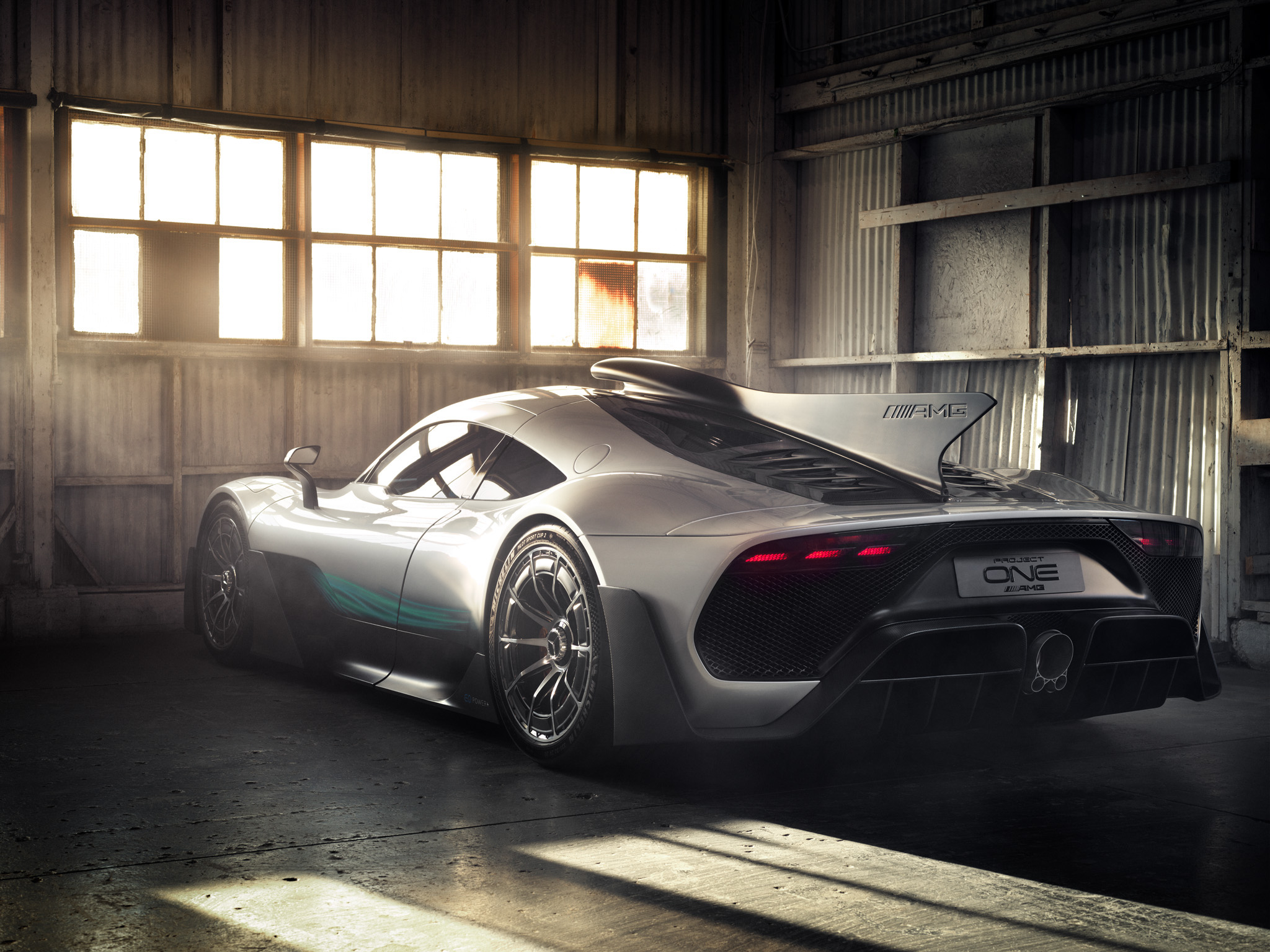 Mercedes Amg Project One Rear 2017 Wallpapers