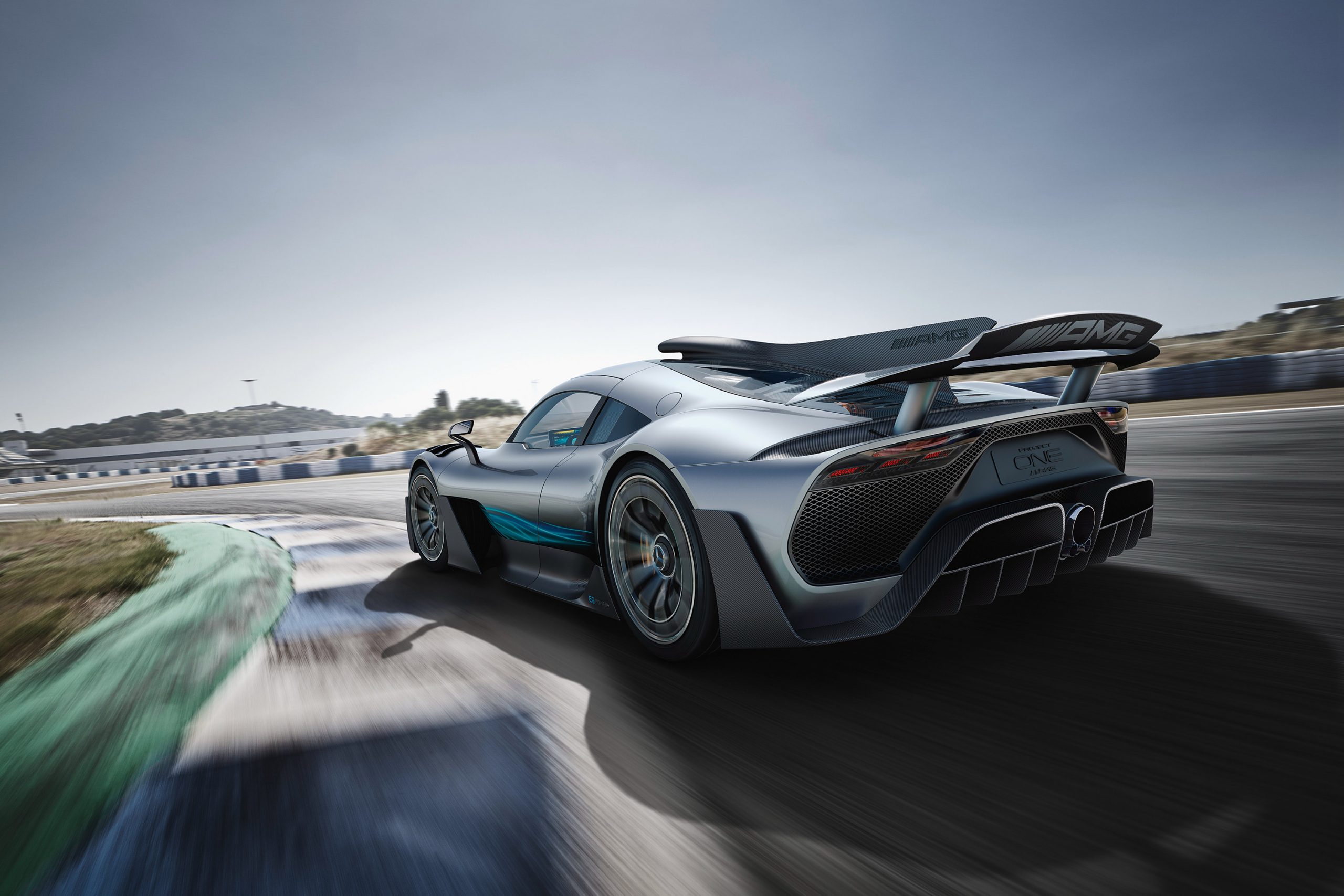 Mercedes Amg Project One Rear 2017 Wallpapers