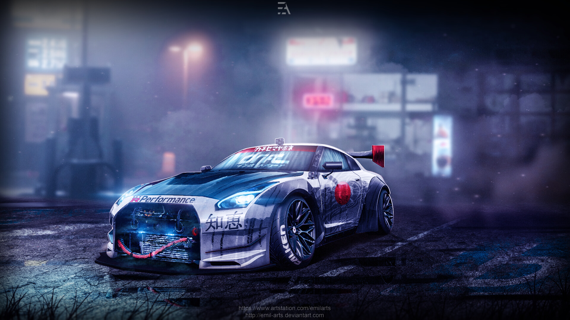 Nissan Gt R Drift Wallpapers