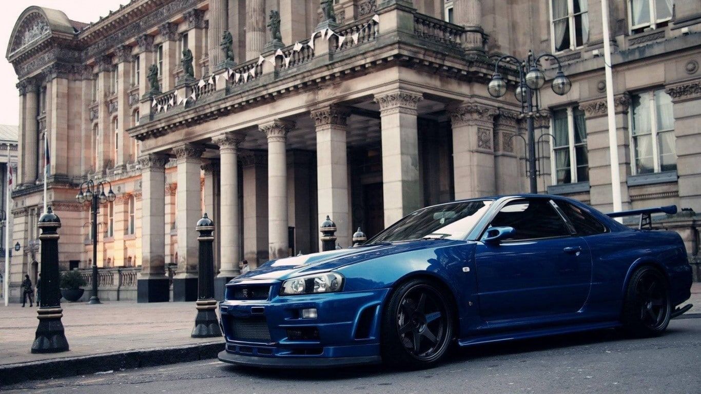 Nissan Skyline Gtr Blue Wallpapers